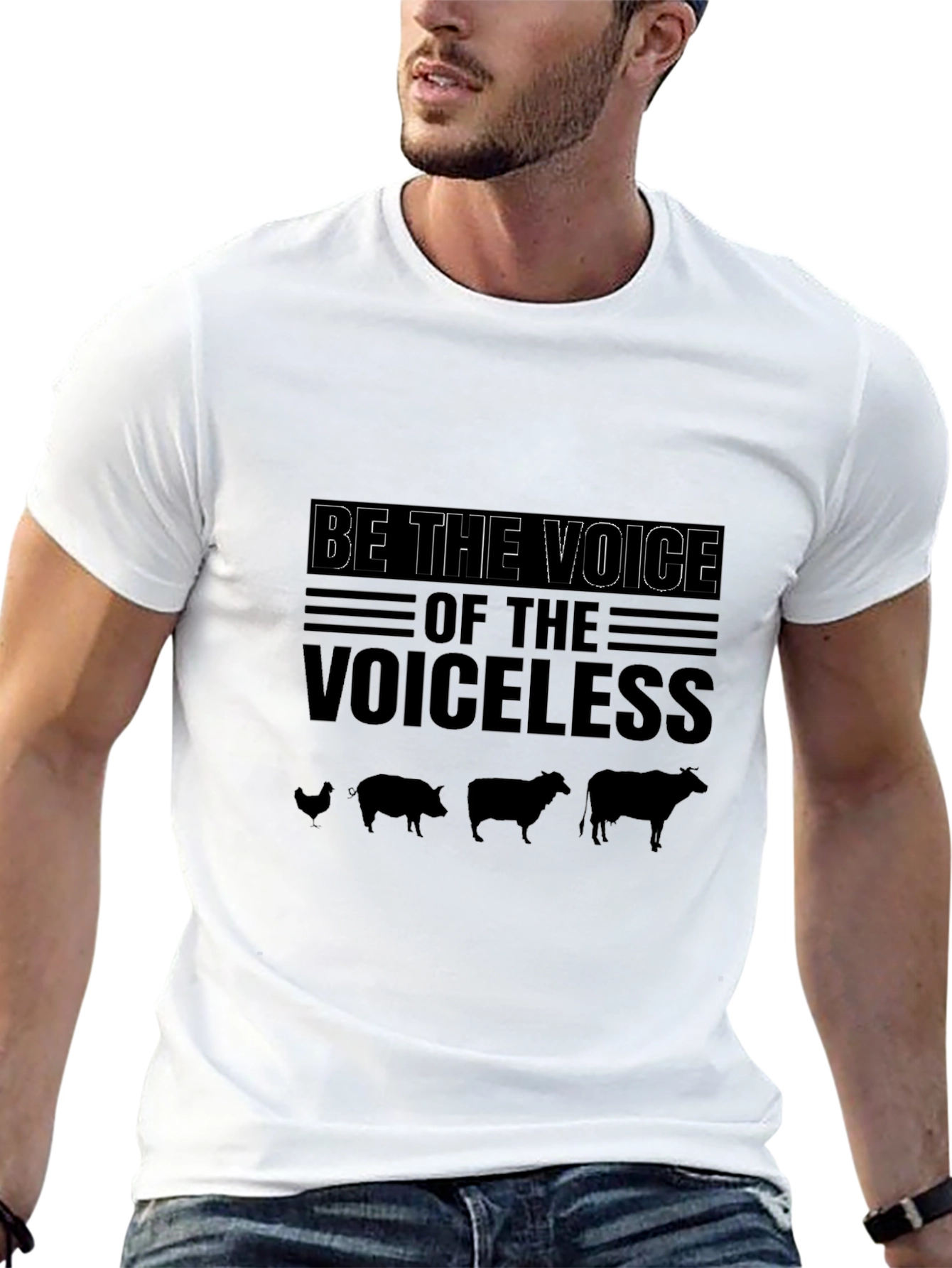 Be The Voice of the Voiceless T-Shirt - Vegan