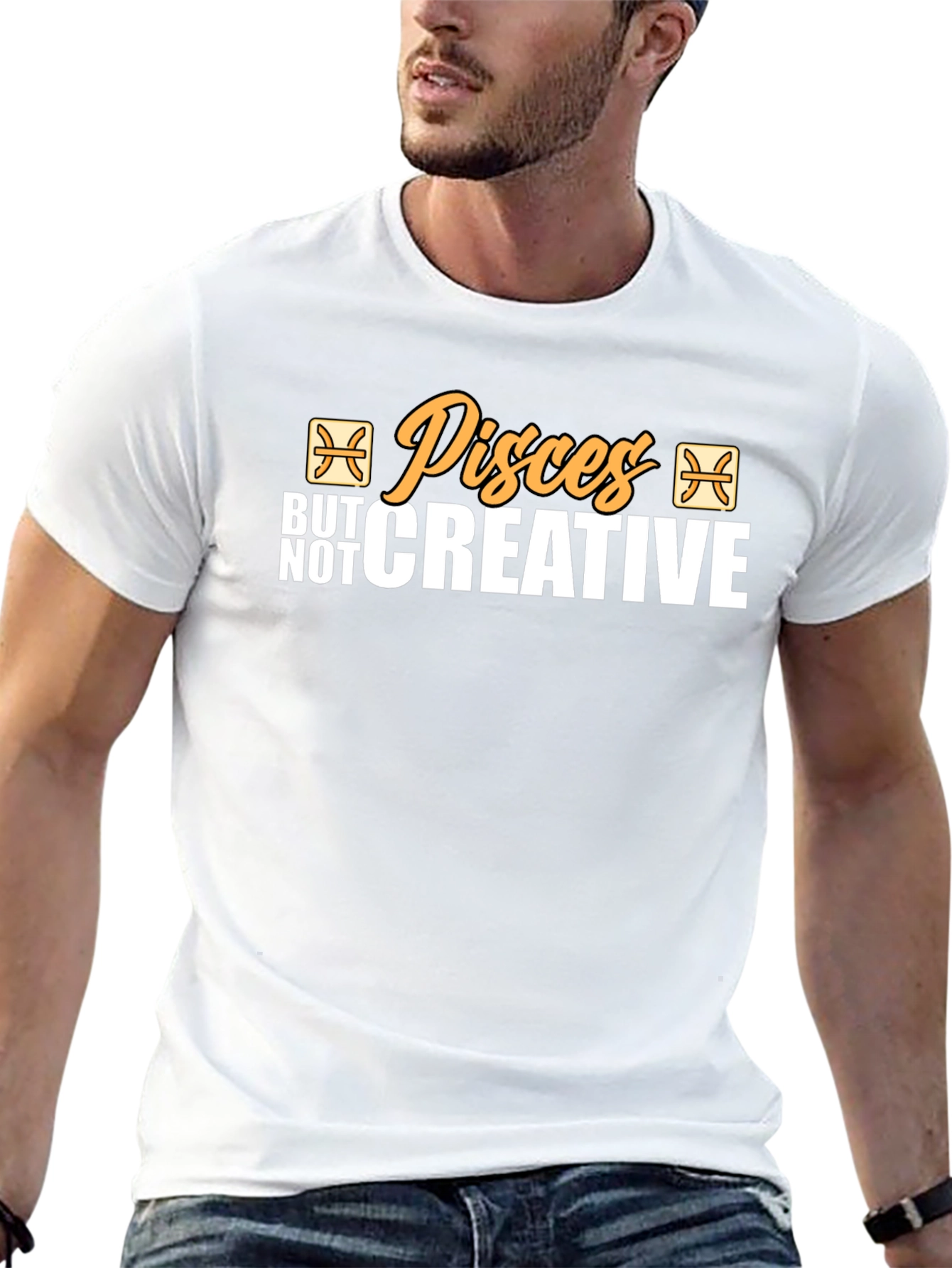 Pisces But Not Creative Black T-Shirt