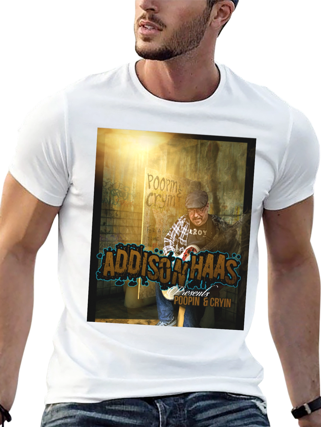 Addison Haas Poopin & Cryin Graphic T-Shirt