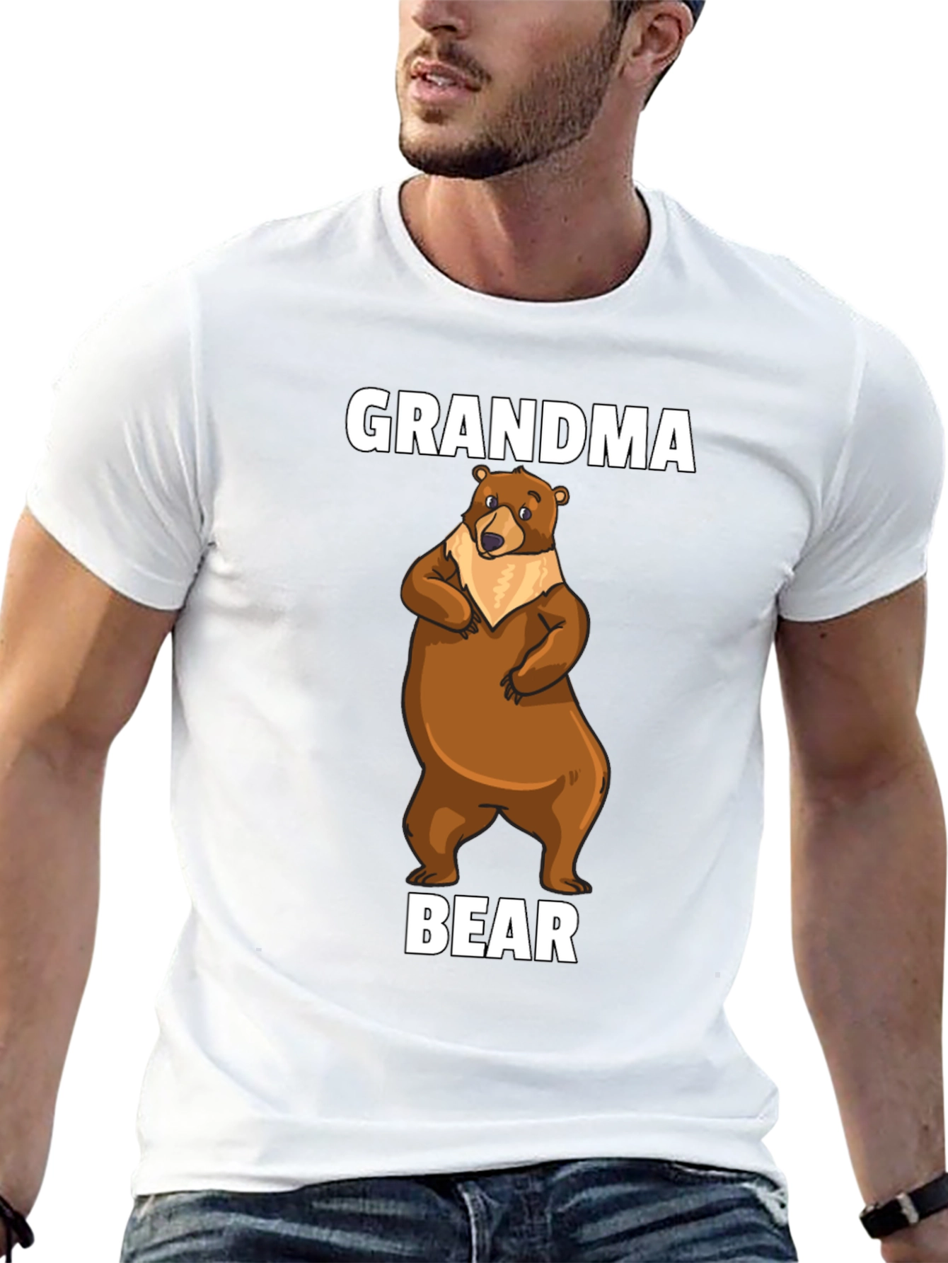 Grandma Bear T-Shirt - Cute Graphic Tee