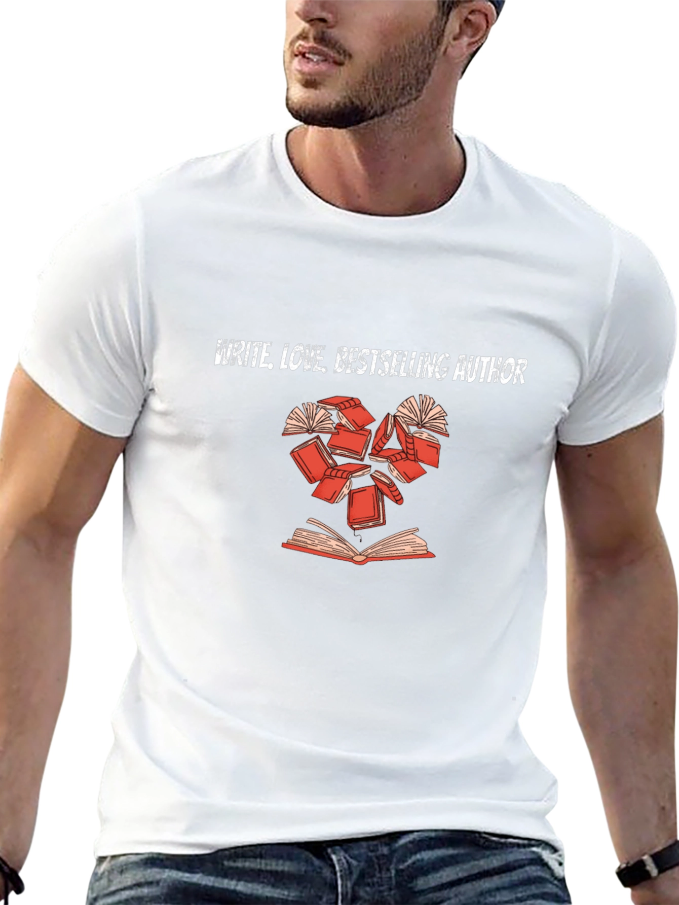 Write Love Bestselling Author T-Shirt