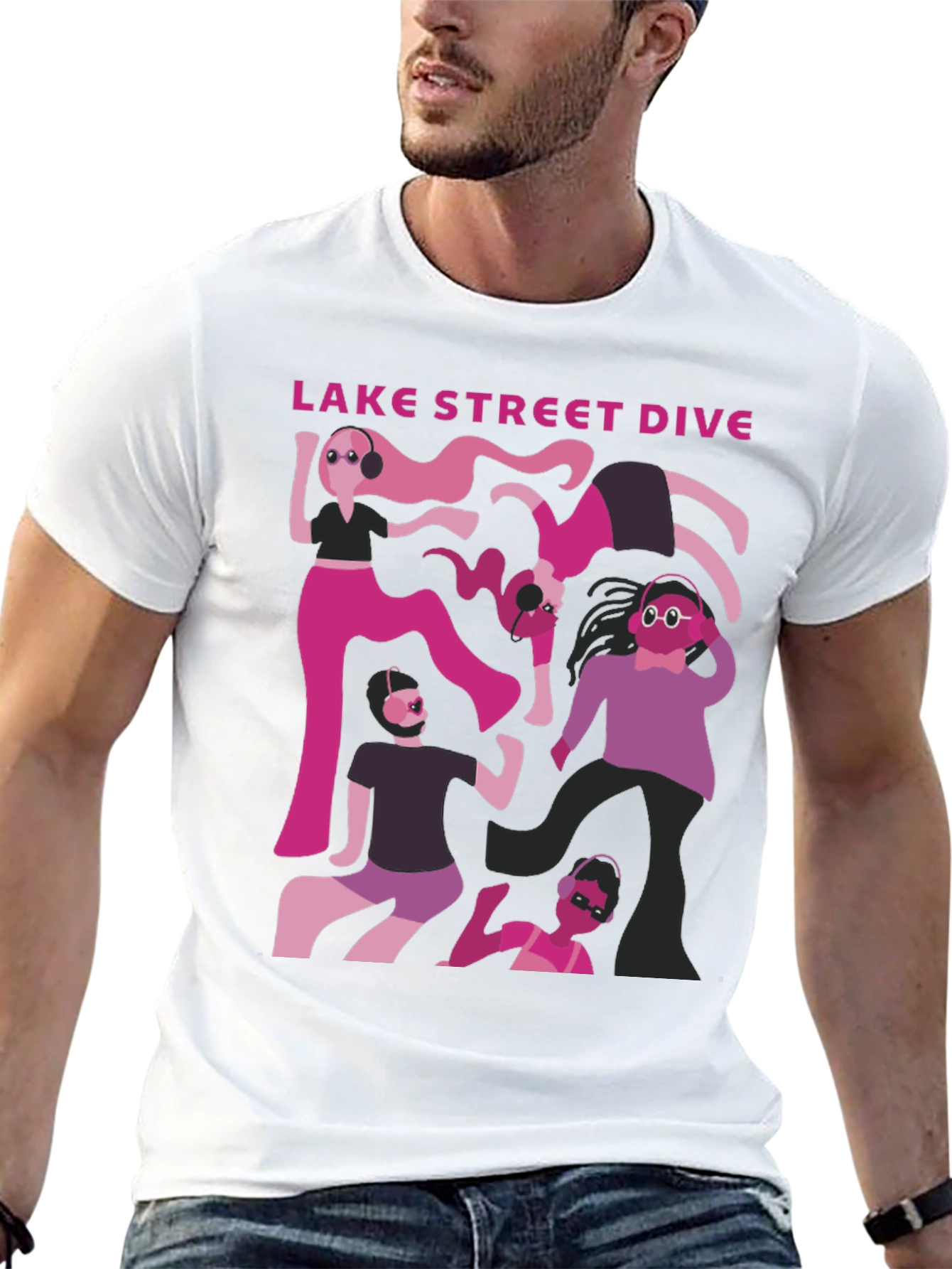Lake Street Dive Band Graphic Tee - Black