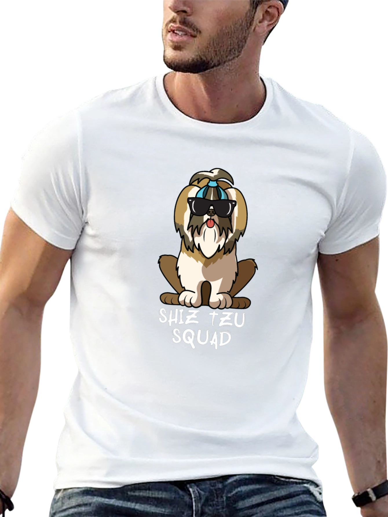 Shih Tzu Squad Graphic Tee - Dog Lovers Apparel
