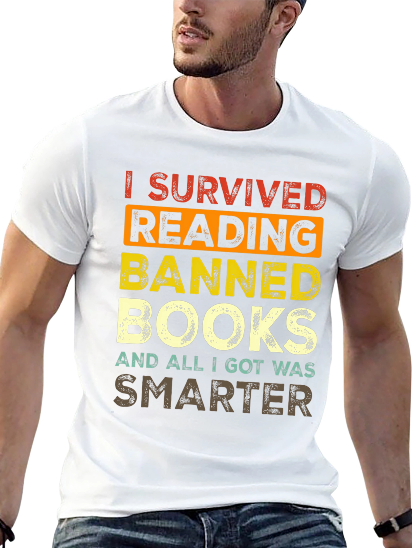 Banned Books T-Shirt - I Survived Reading