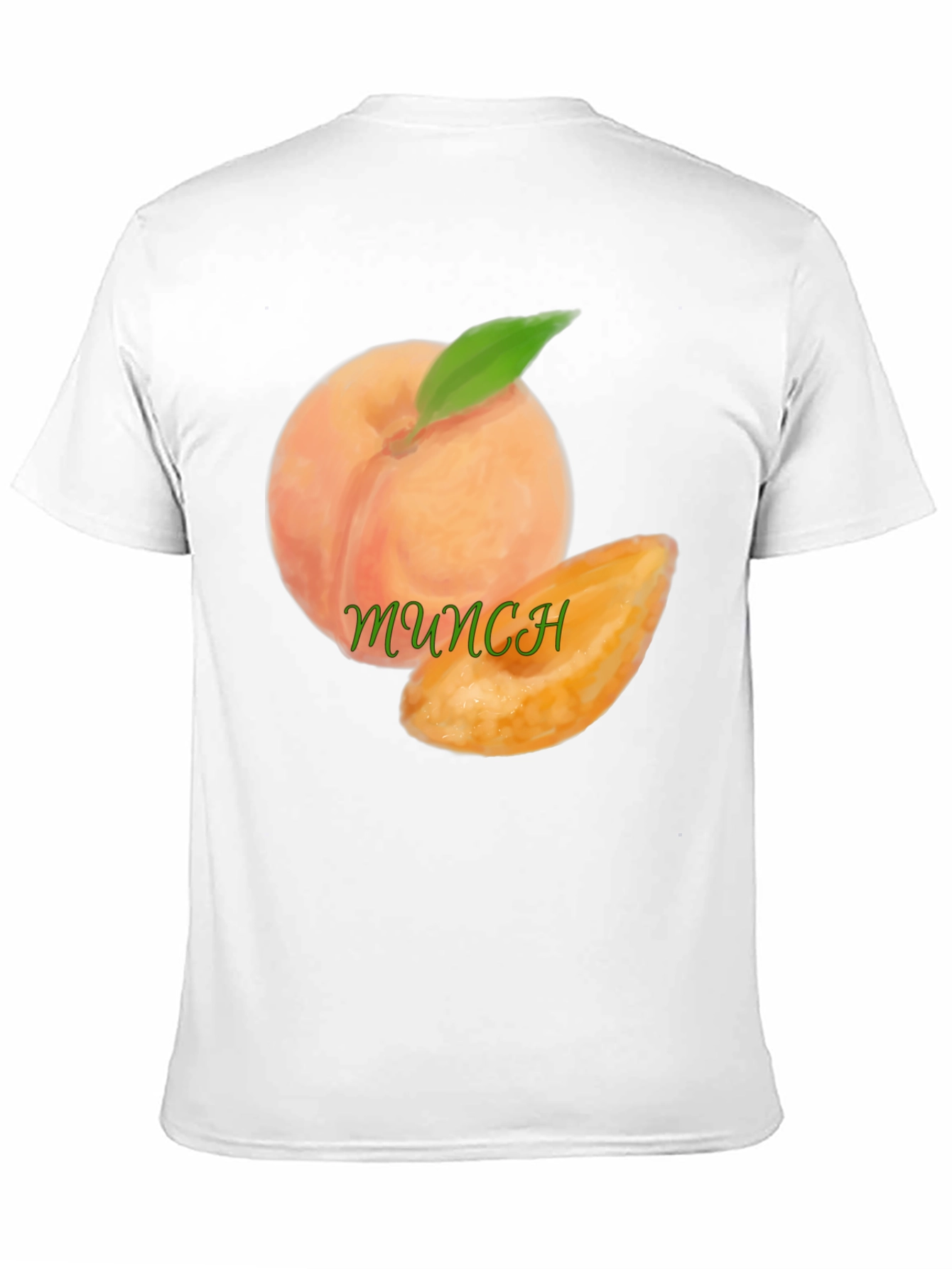 Peach Munch Graphic T-Shirt - Black