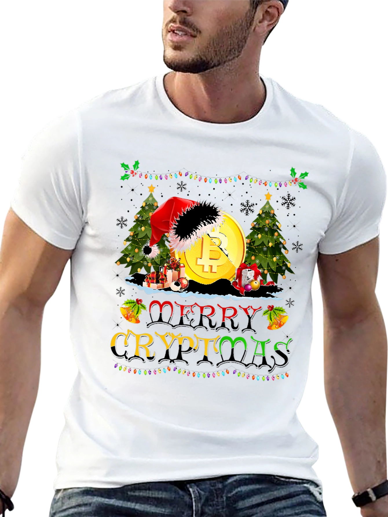 Merry Cryptmas Bitcoin Holiday T-Shirt