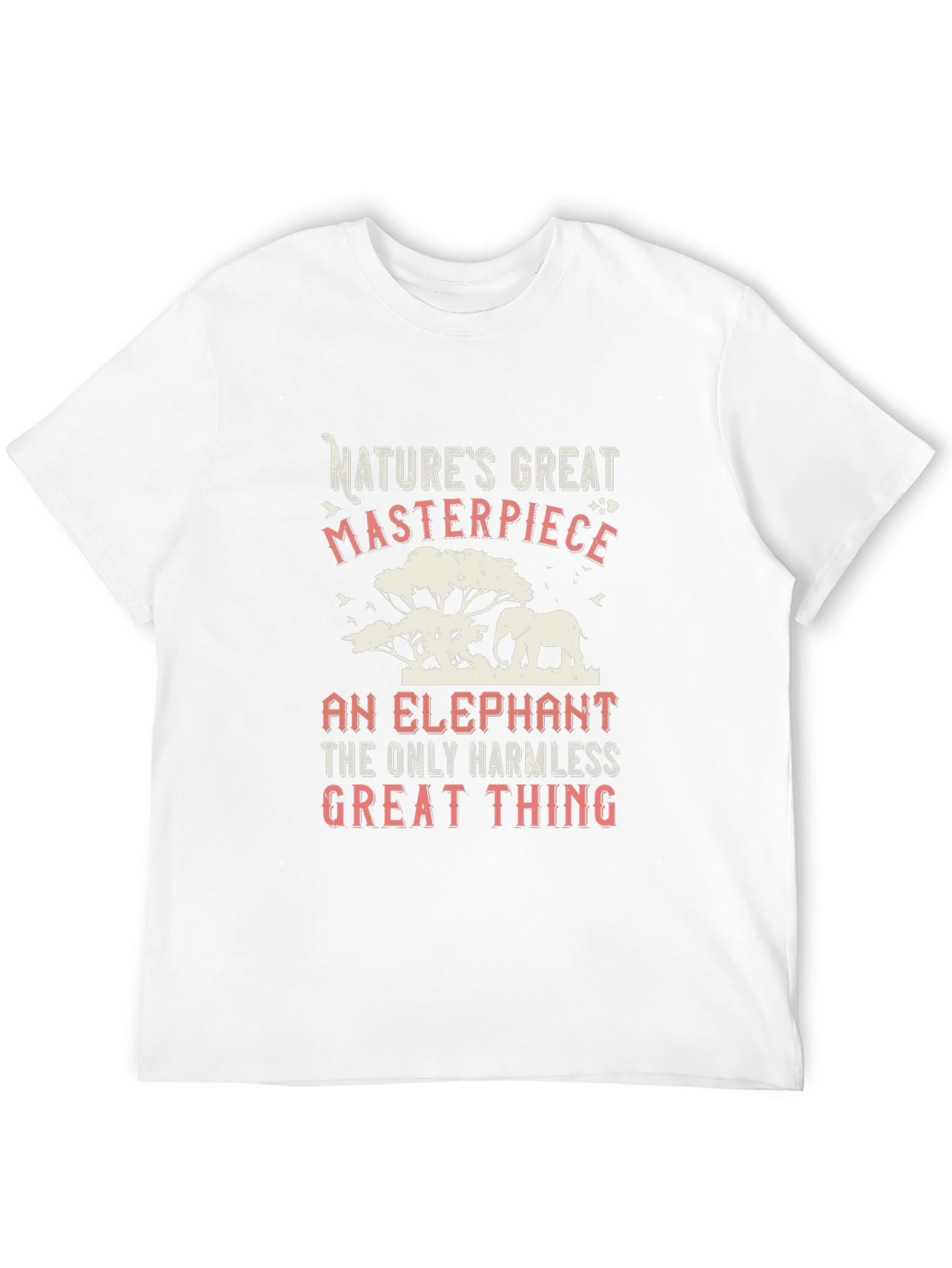 Natures Masterpiece Elephant Graphic T-Shirt