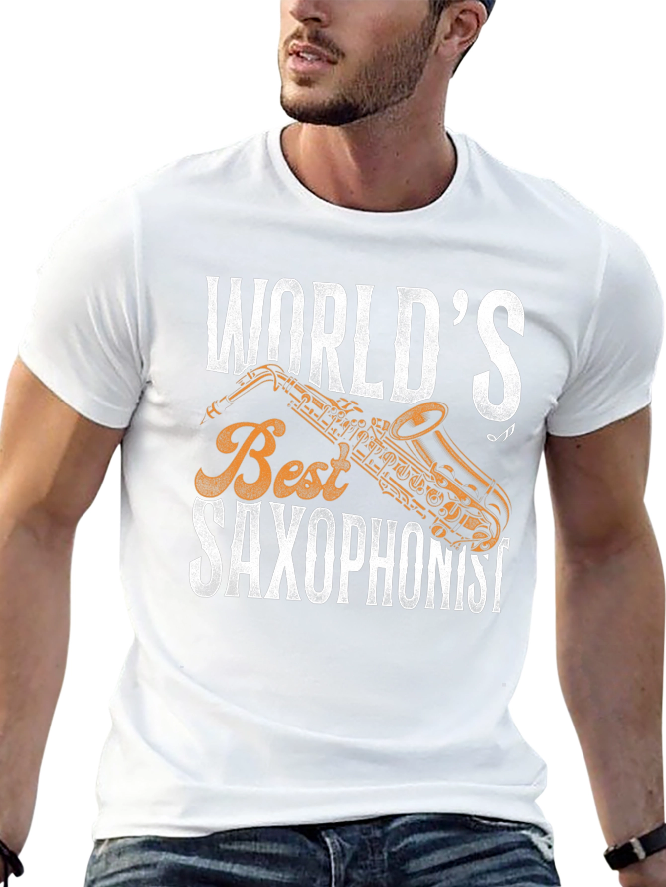 Worlds Best Saxophonist Graphic T-Shirt