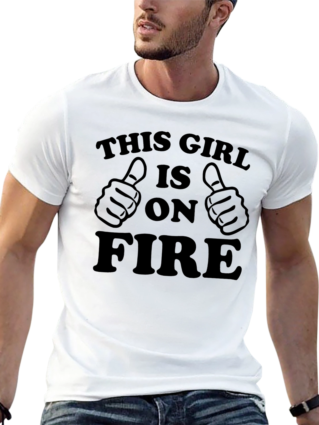 This Girl Is On Fire Graphic T-Shirt