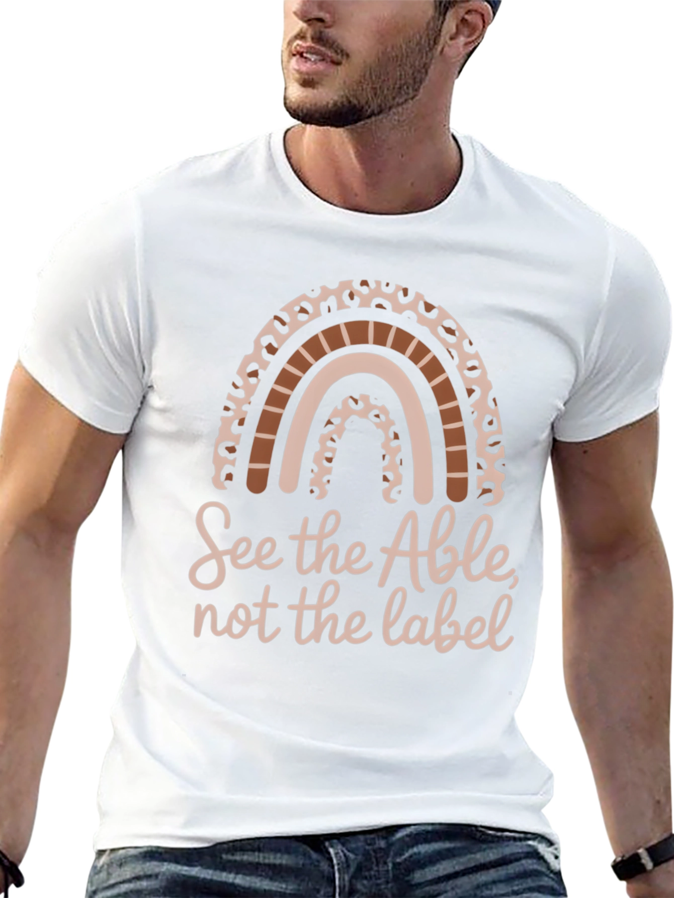 See The Able T-Shirt - Inspirational Rainbow Graphic Tee