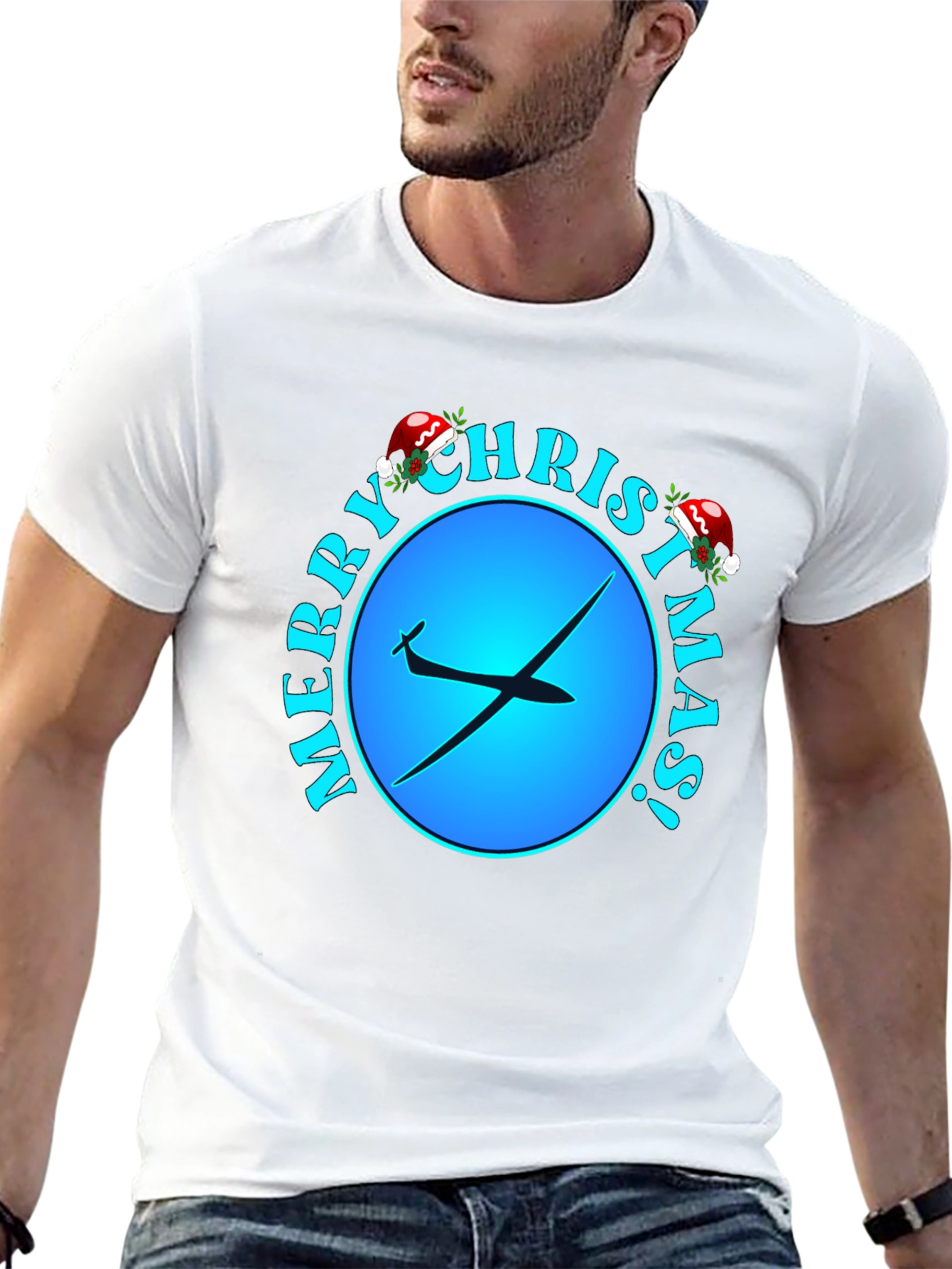 Merry Christmas Glider T-Shirt