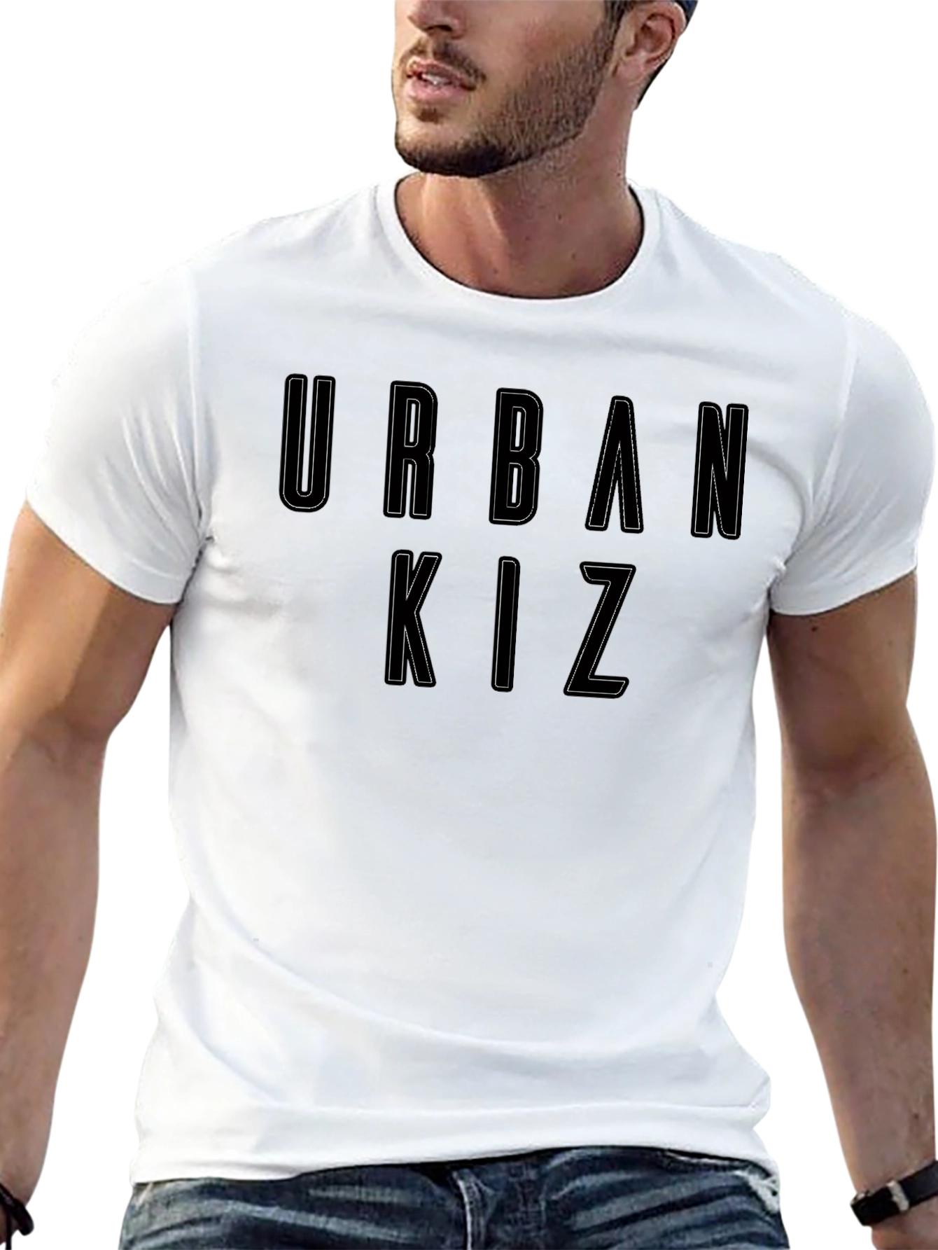 Urban Kiz T-Shirt - Stylish Black Graphic Tee
