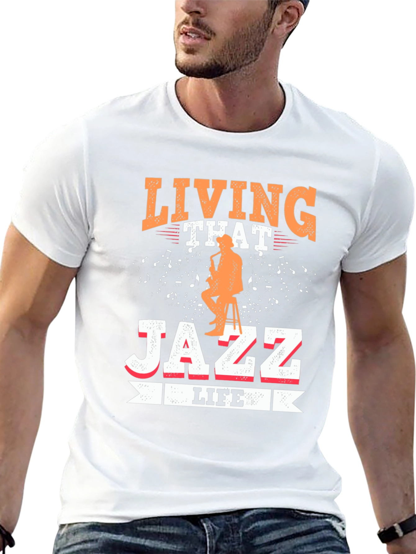 Living That Jazz Life Graphic T-Shirt