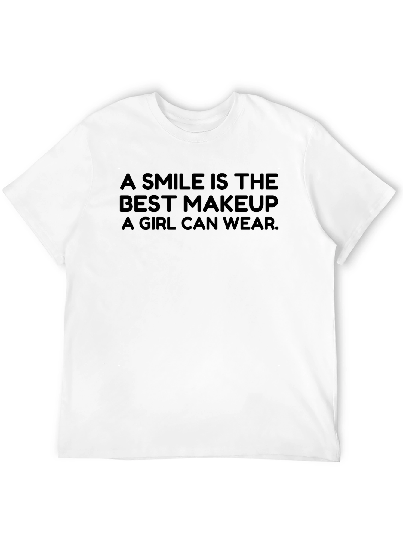 Smile is Makeup Black T-Shirt