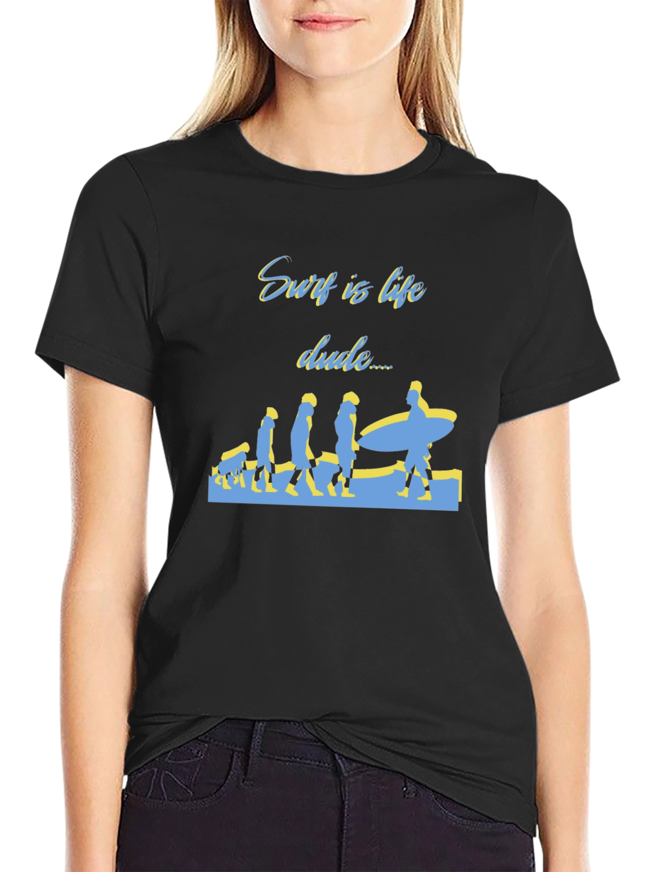 Surf is Life Dude T-Shirt - Evolution Design