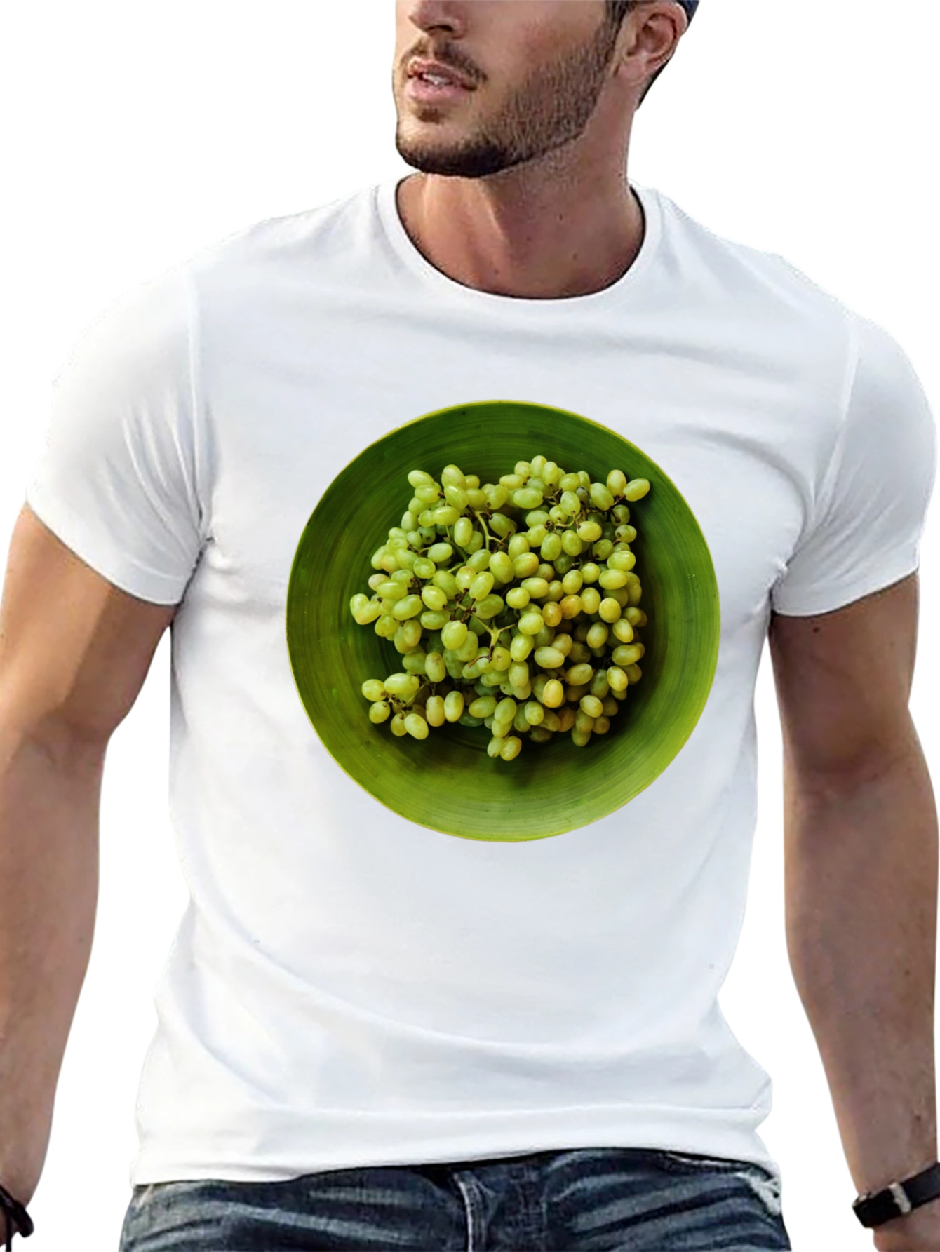 Grapes Graphic Tee - Stylish Fruit Lover T-Shirt