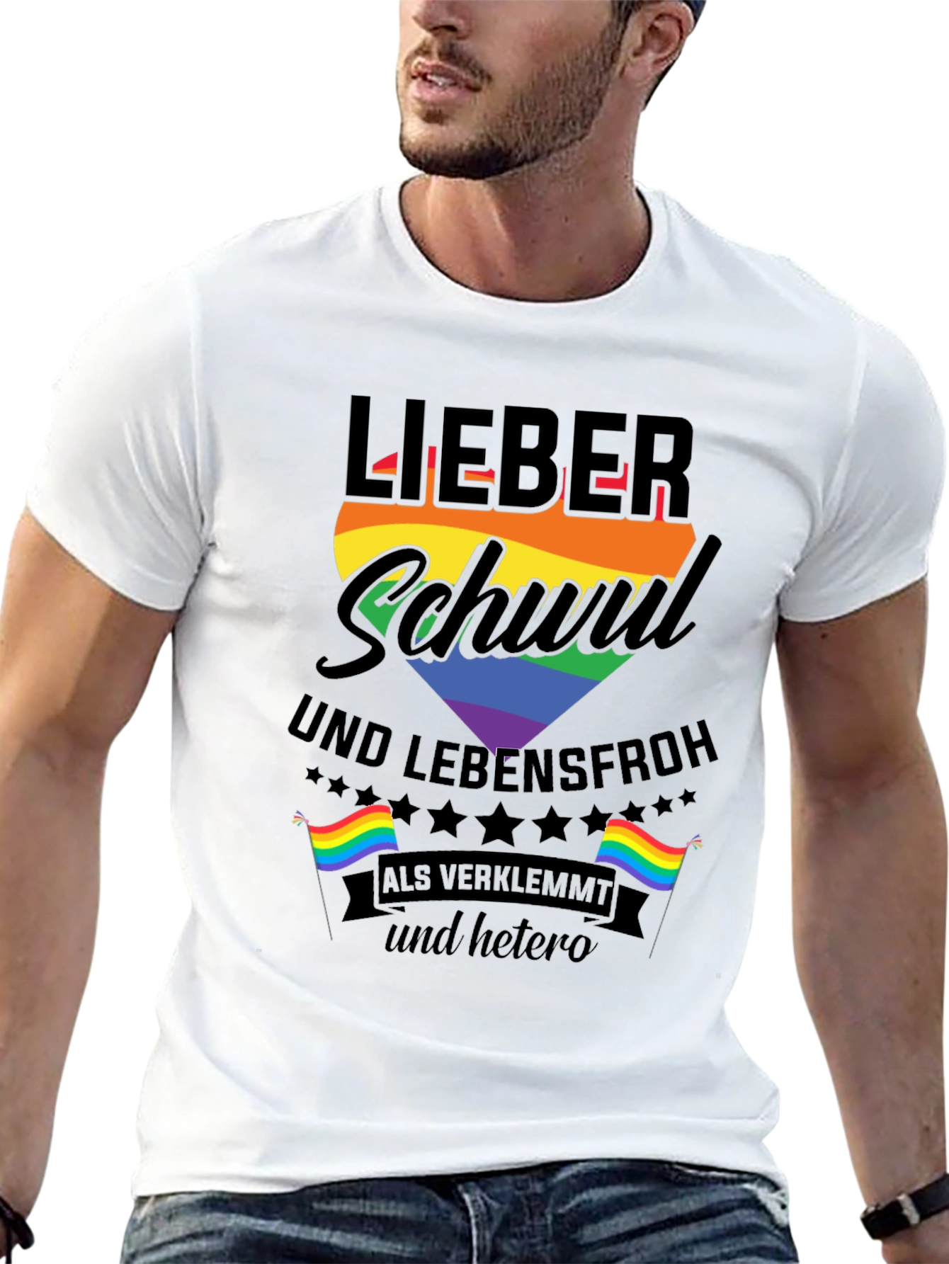 LGBTQ Pride Lieber Schwul T-Shirt