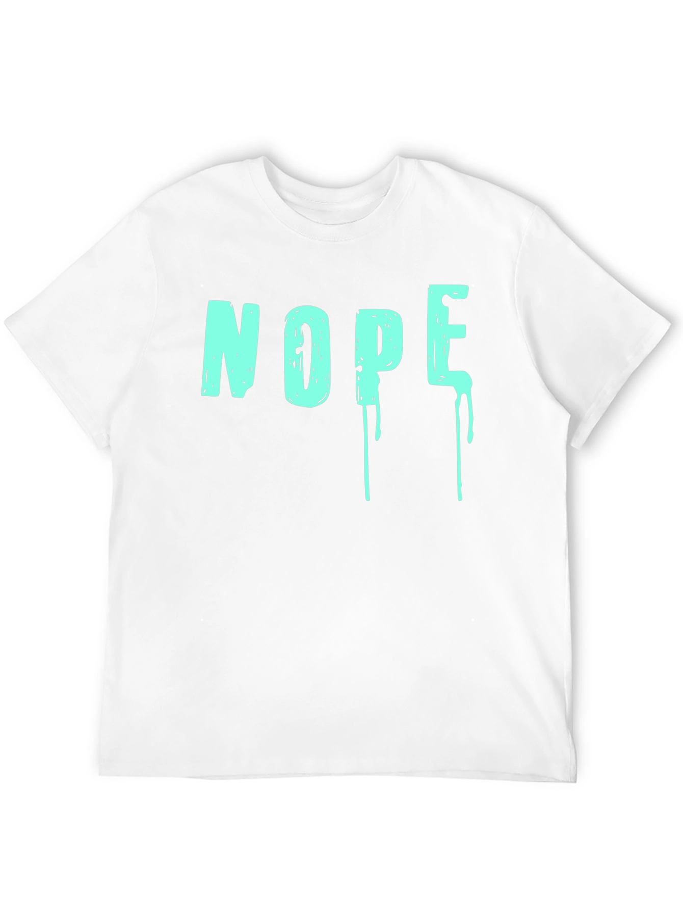 Nope Graphic T-Shirt - Mens Crew Neck