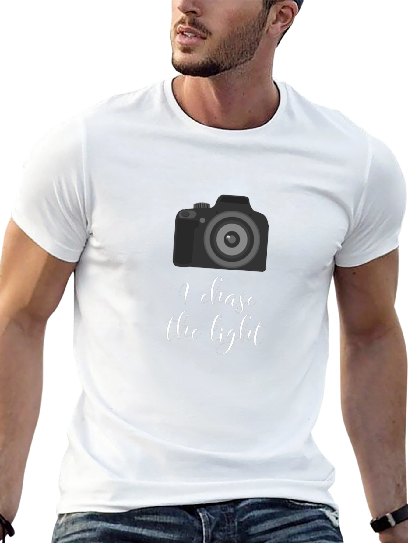 I Chase the Light Photographer T-Shirt