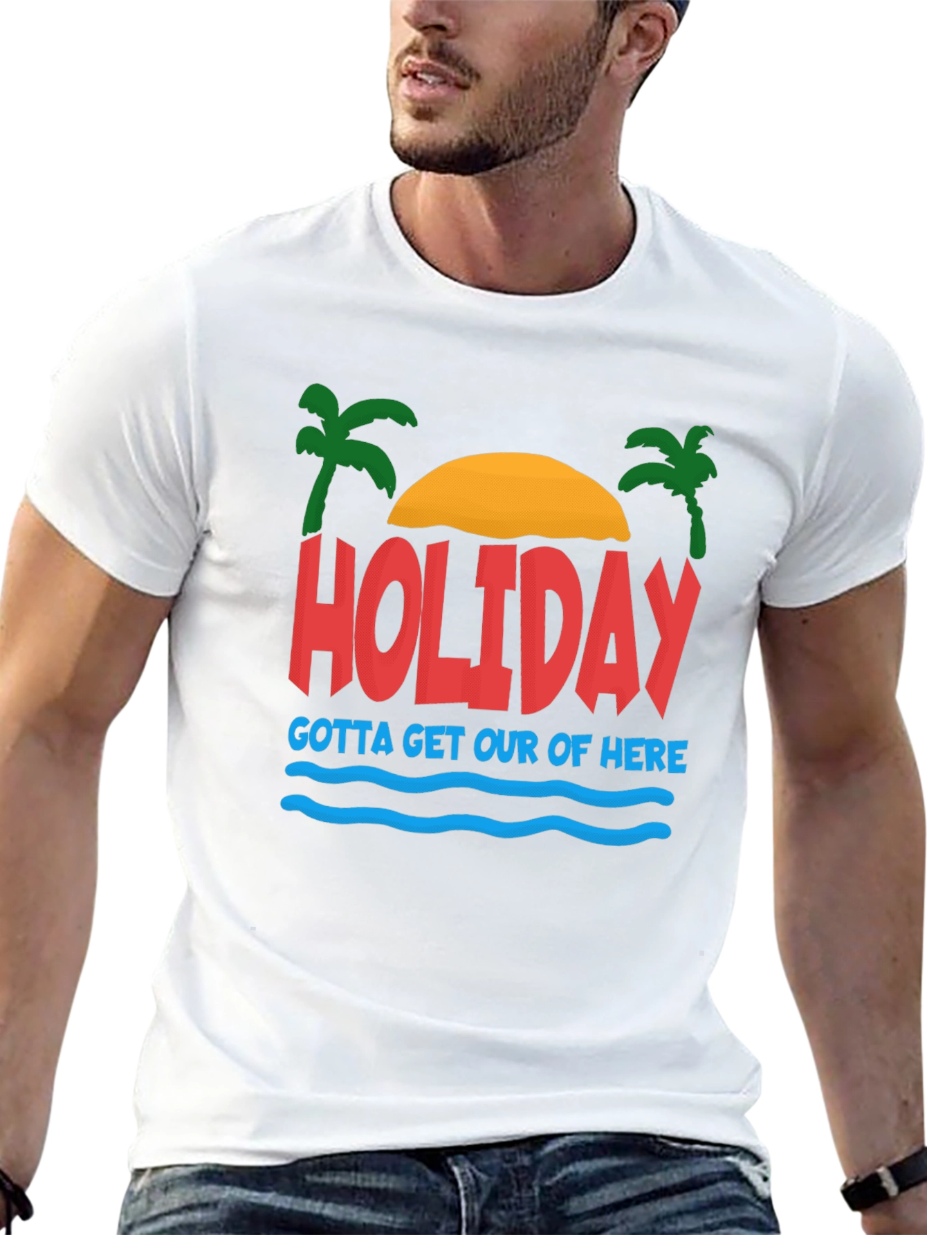Holiday Graphic T-Shirt - Gotta Get Out Of Here