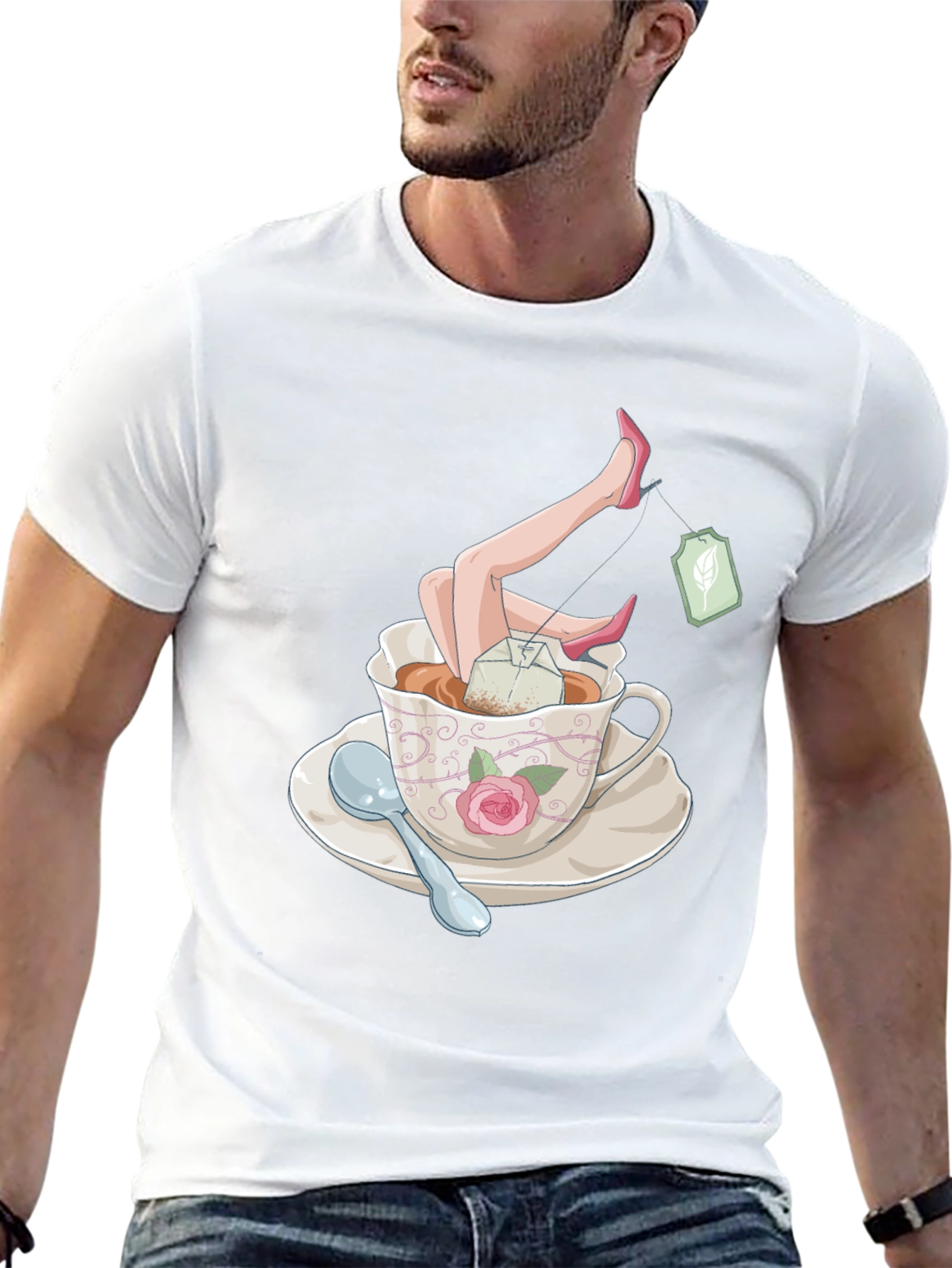 Tea Time Novelty Graphic Tee