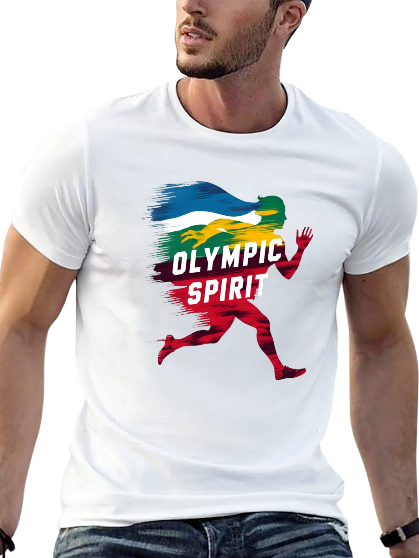 Olympic Spirit Graphic T-Shirt