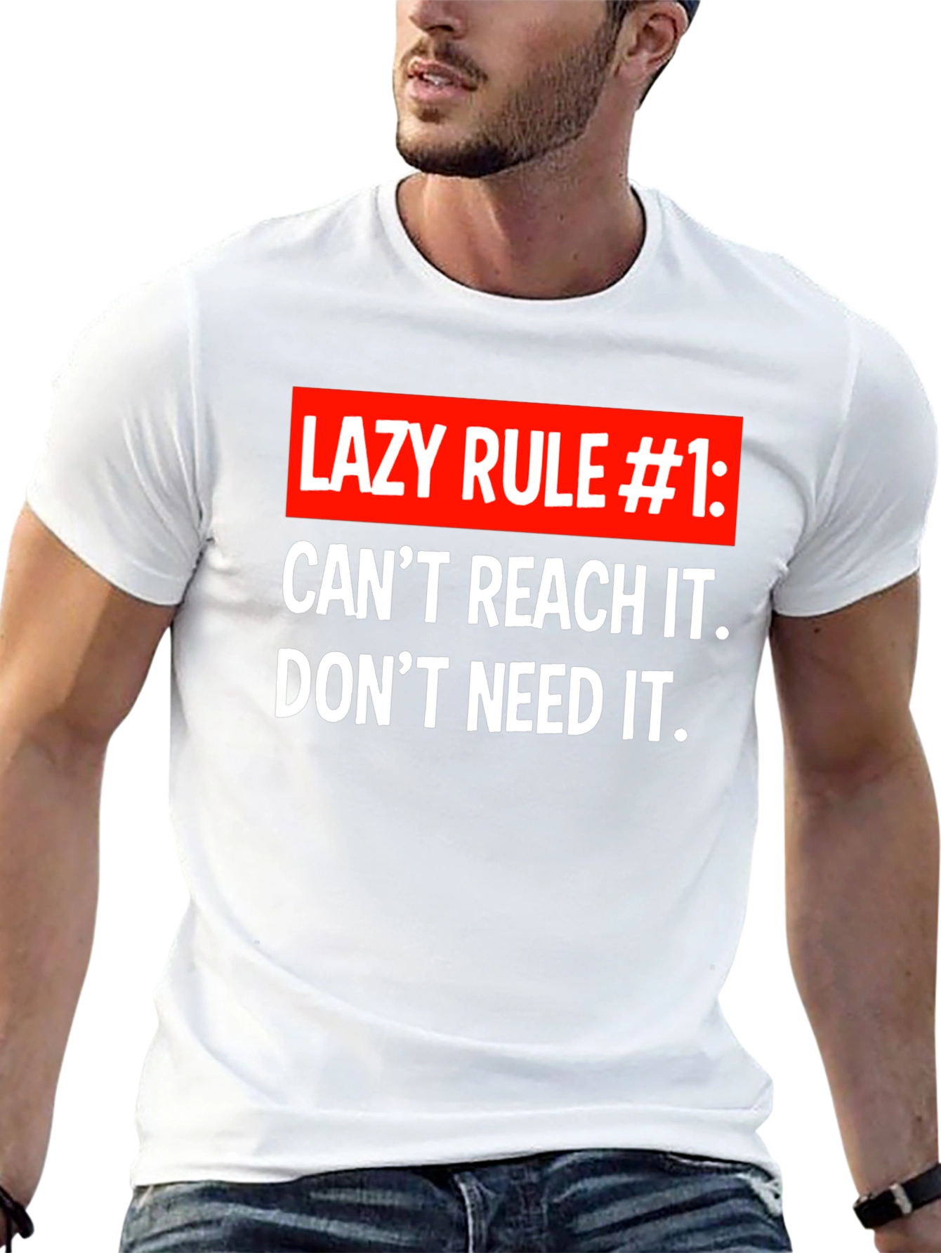 Lazy Rule #1 T-Shirt - Funny Sarcastic Tee