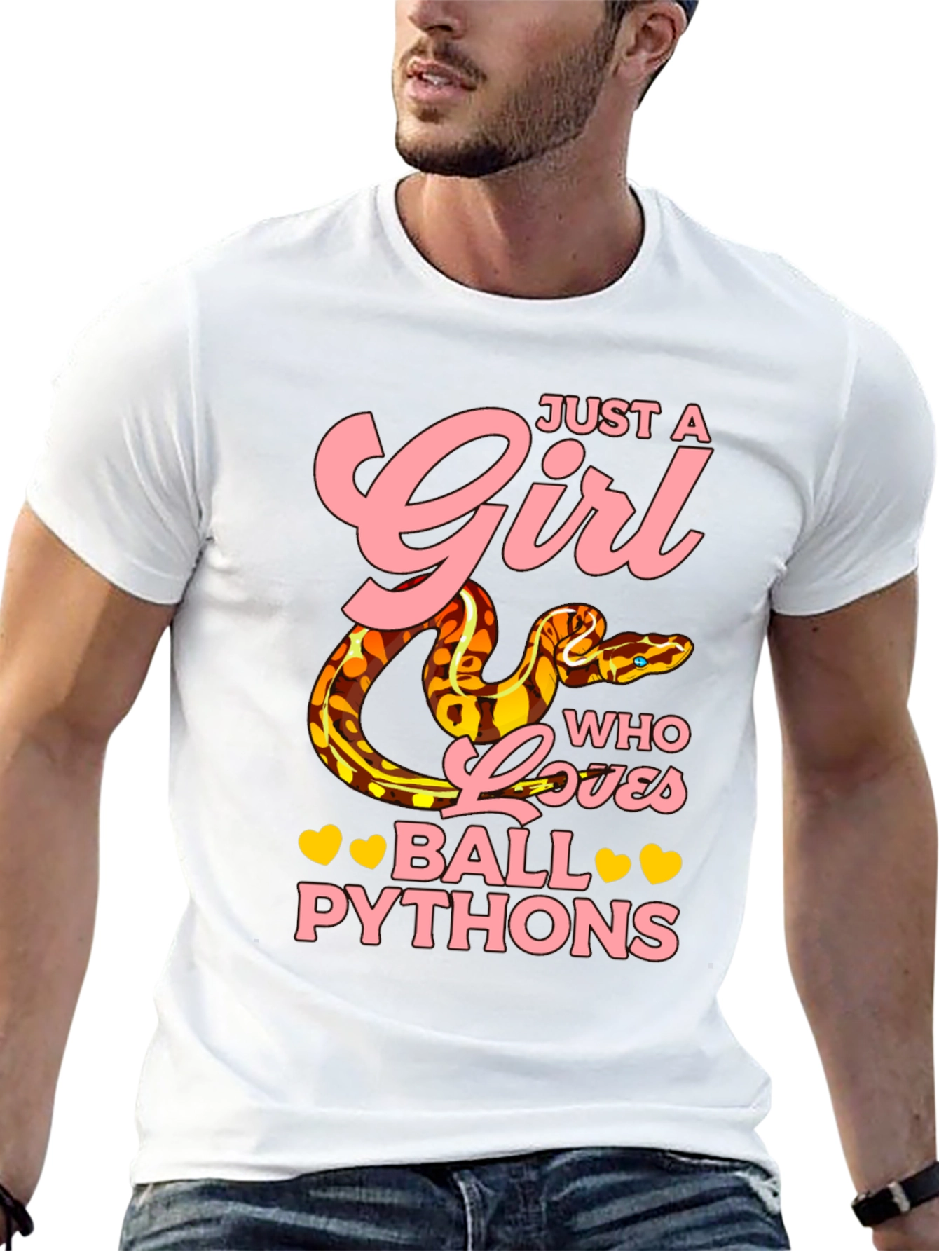 Just a Girl Who Loves Ball Pythons T-Shirt