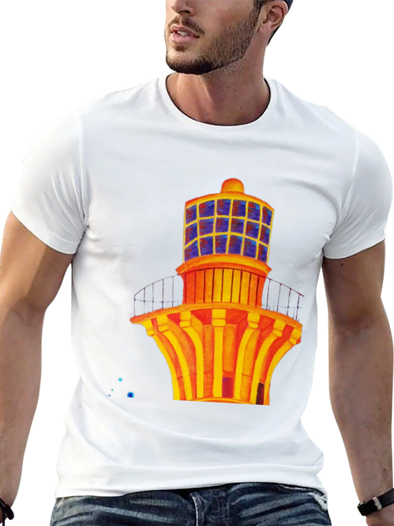 Architectural Tower Graphic Tee