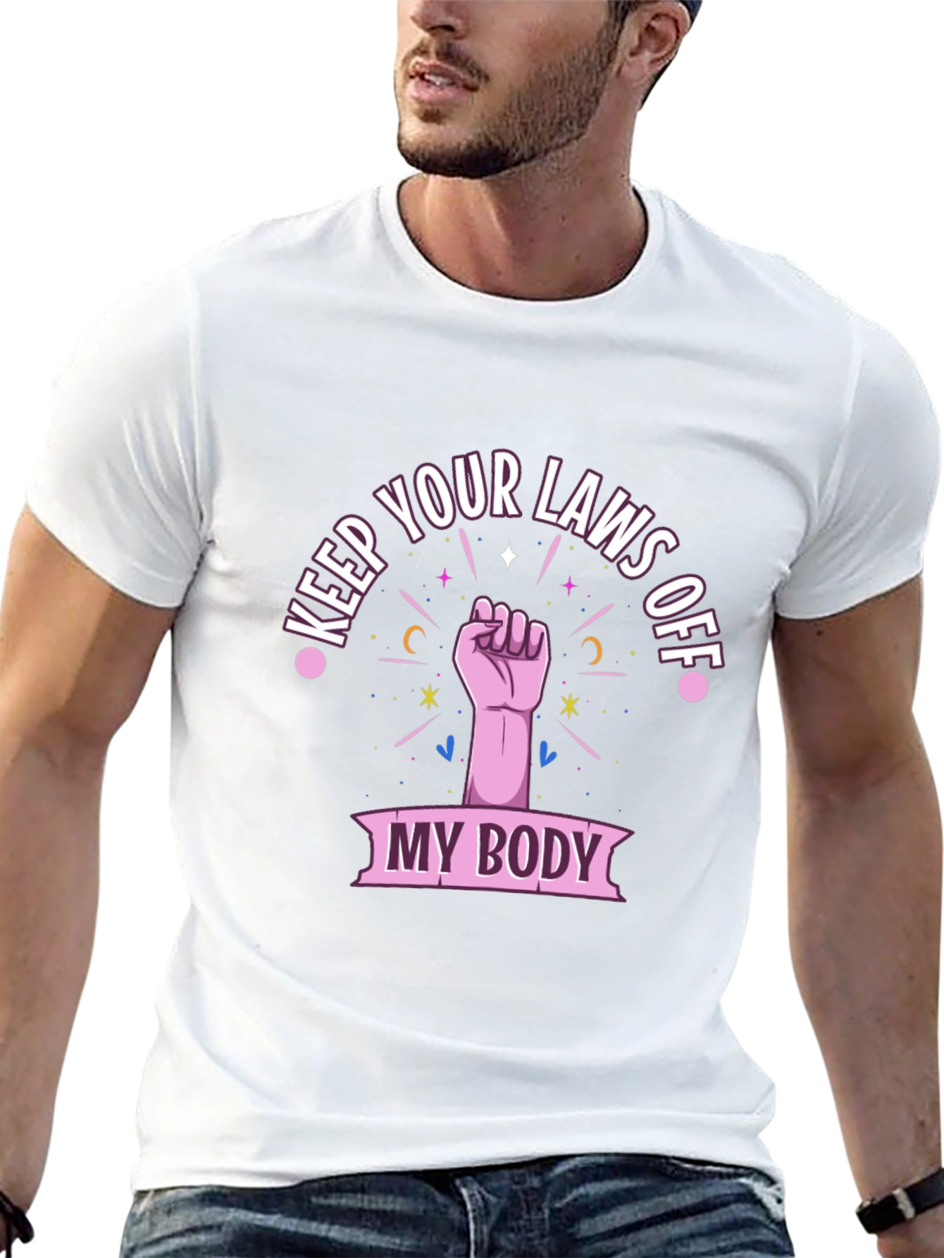 Feminist Pro-Choice My Body Graphic Tee