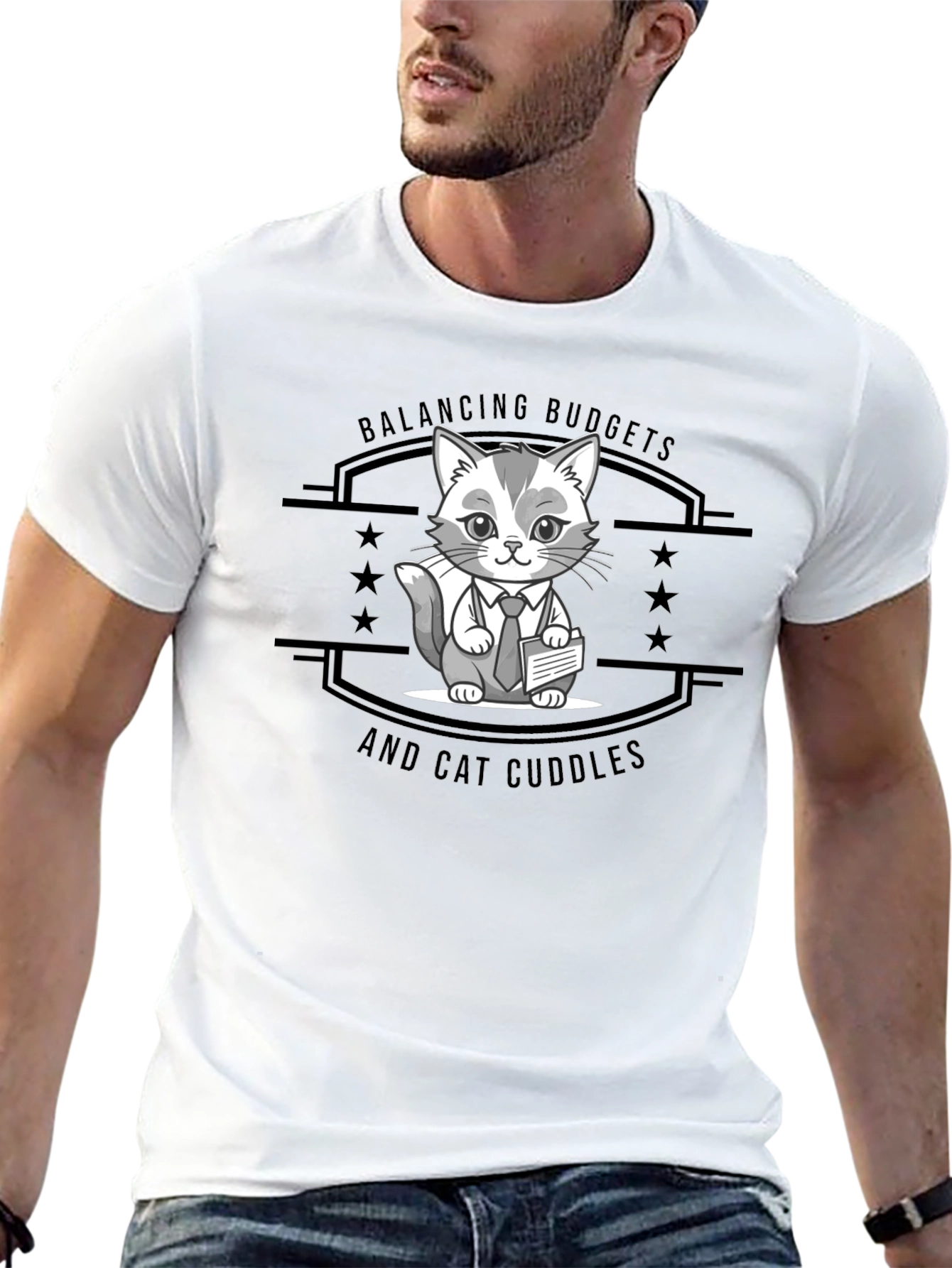 Balancing Budgets & Cat Cuddles T-Shirt