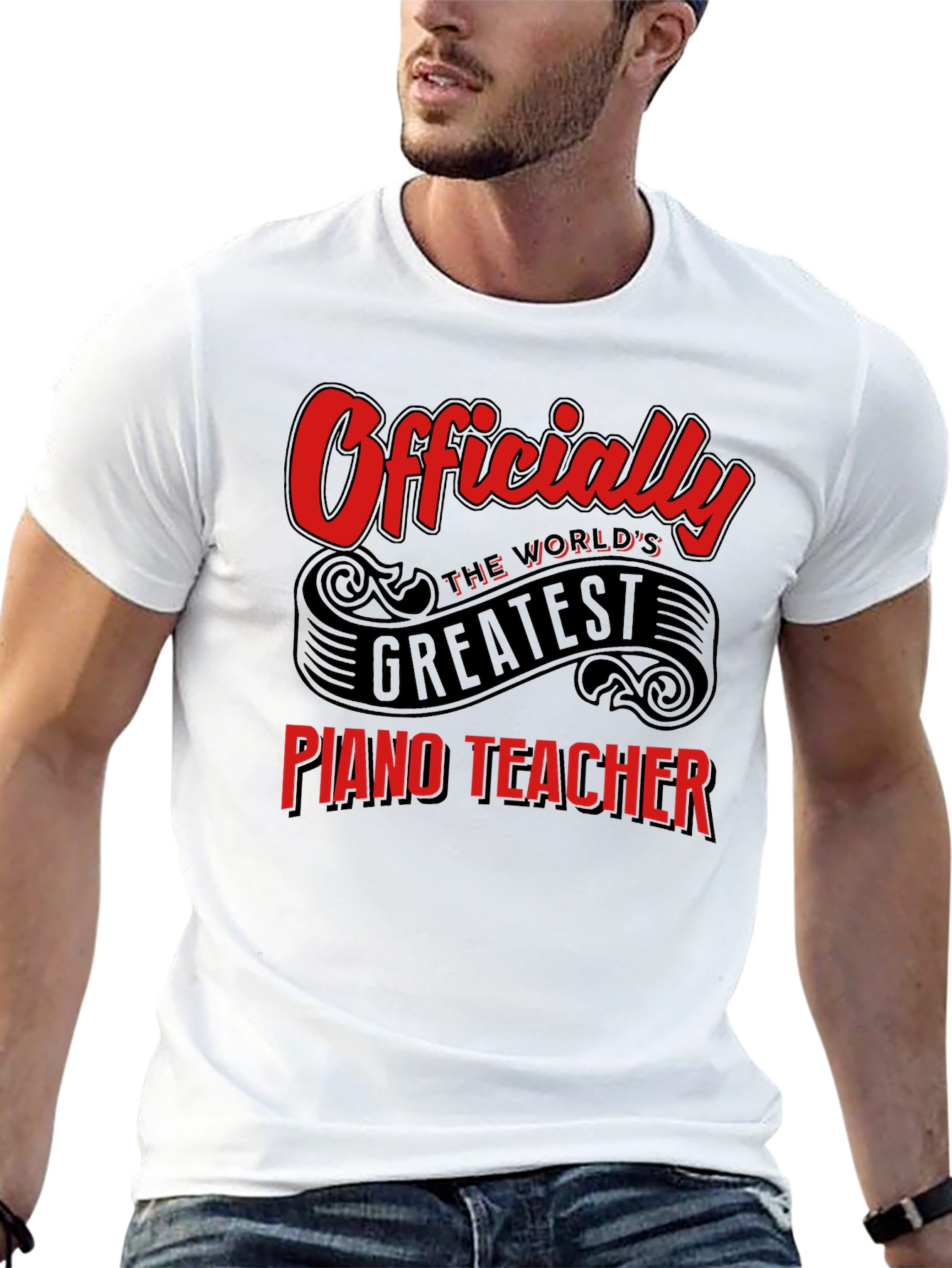 Worlds Greatest Piano Teacher Graphic Tee
