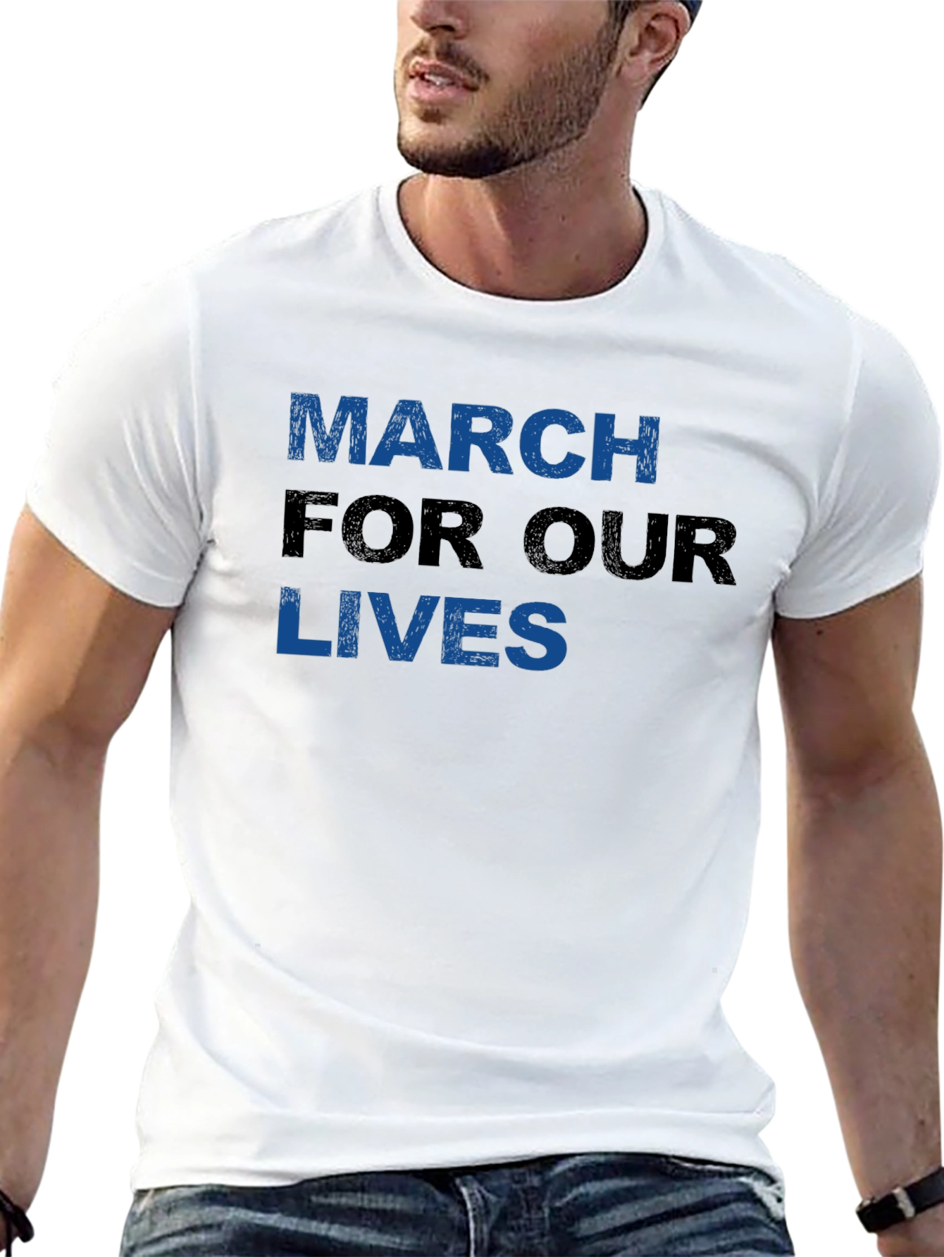 March For Our Lives Graphic Tee - Black