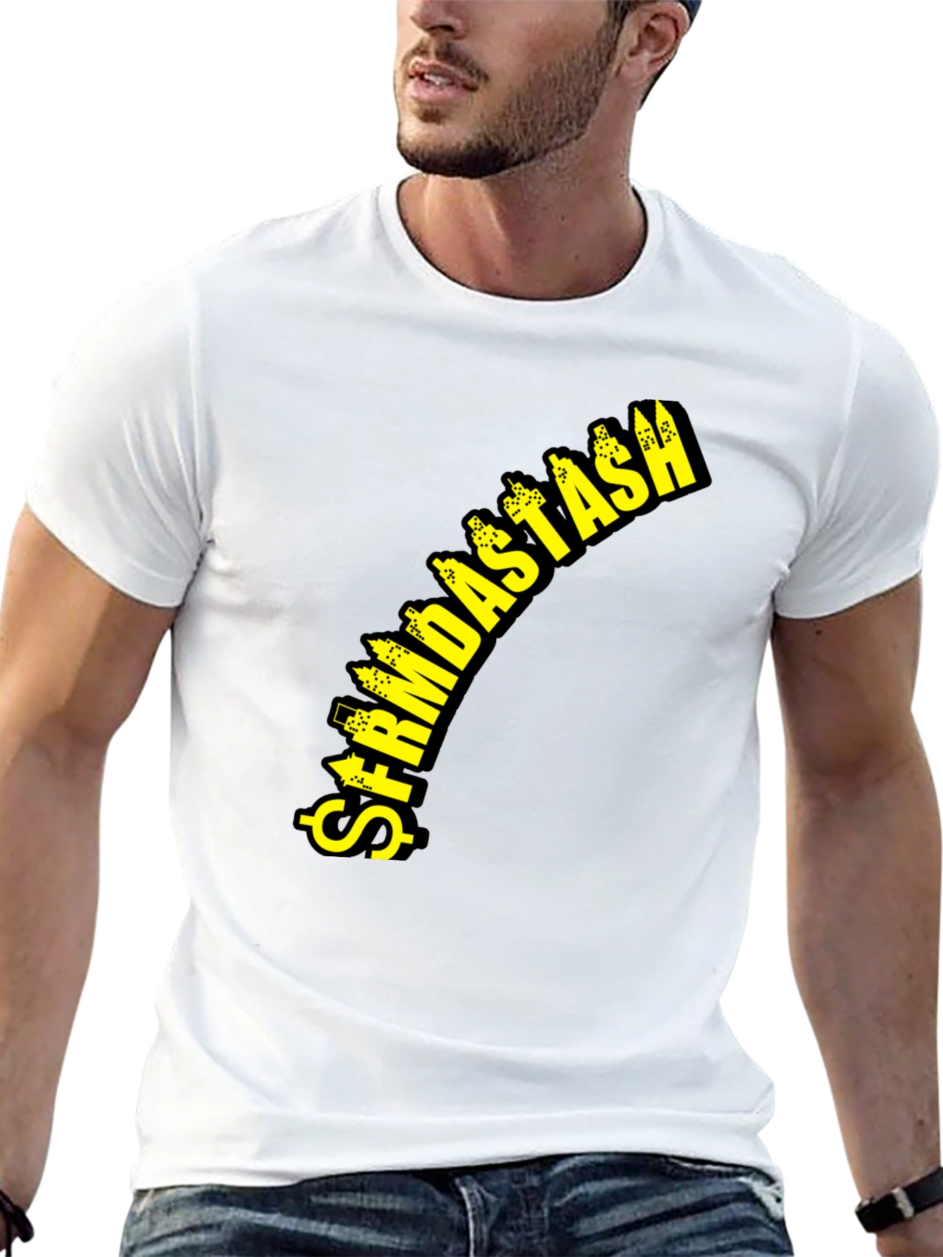 $FRMDA$TA$H Black Graphic Tee - Money Moves T-Shirt
