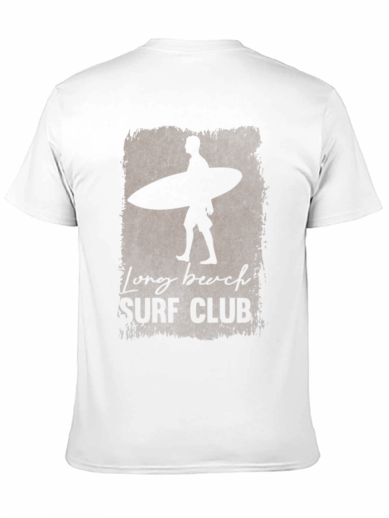 Long Beach Surf Club Black Graphic T-Shirt