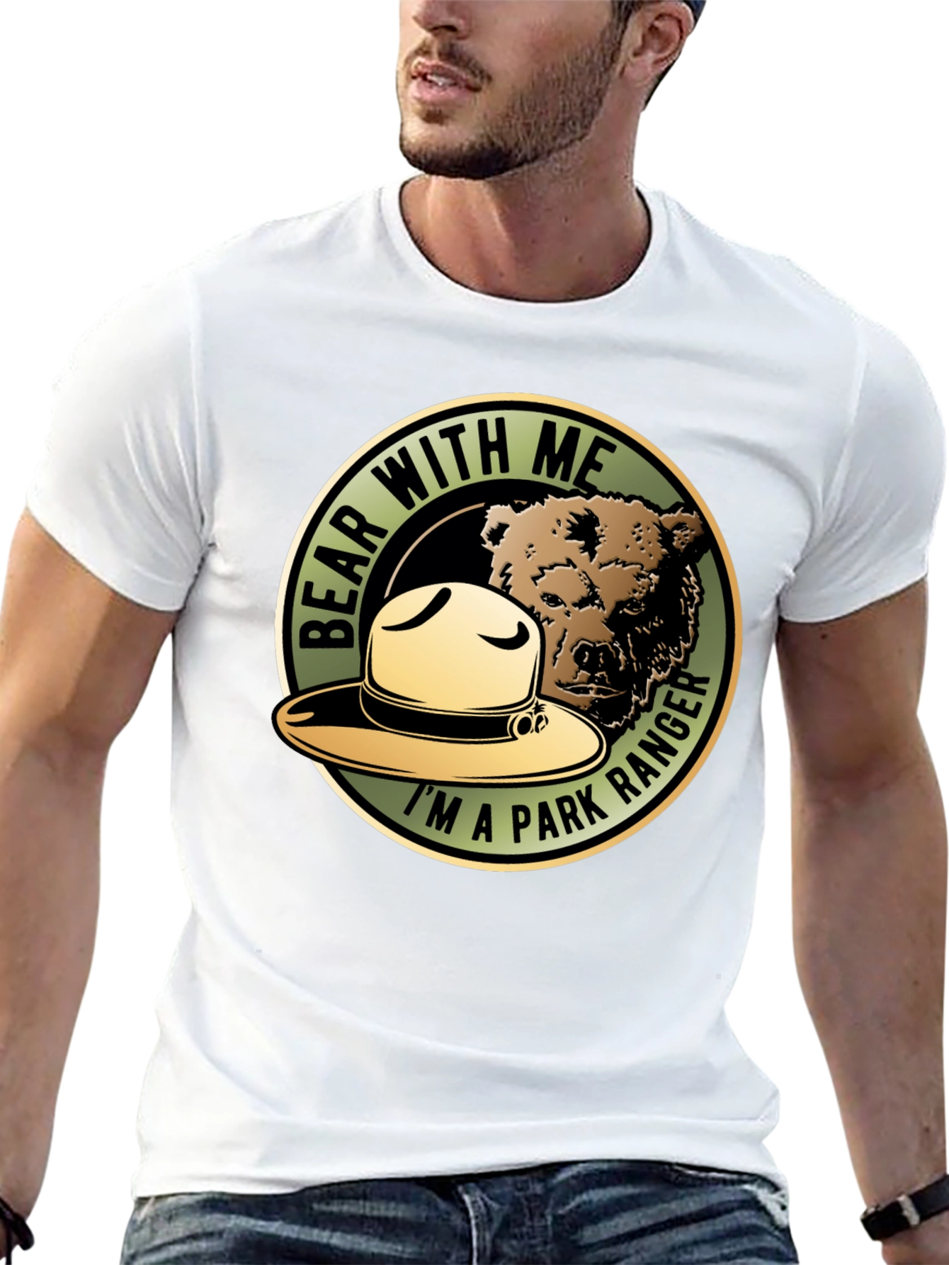 Bear With Me Park Ranger T-Shirt - Unisex