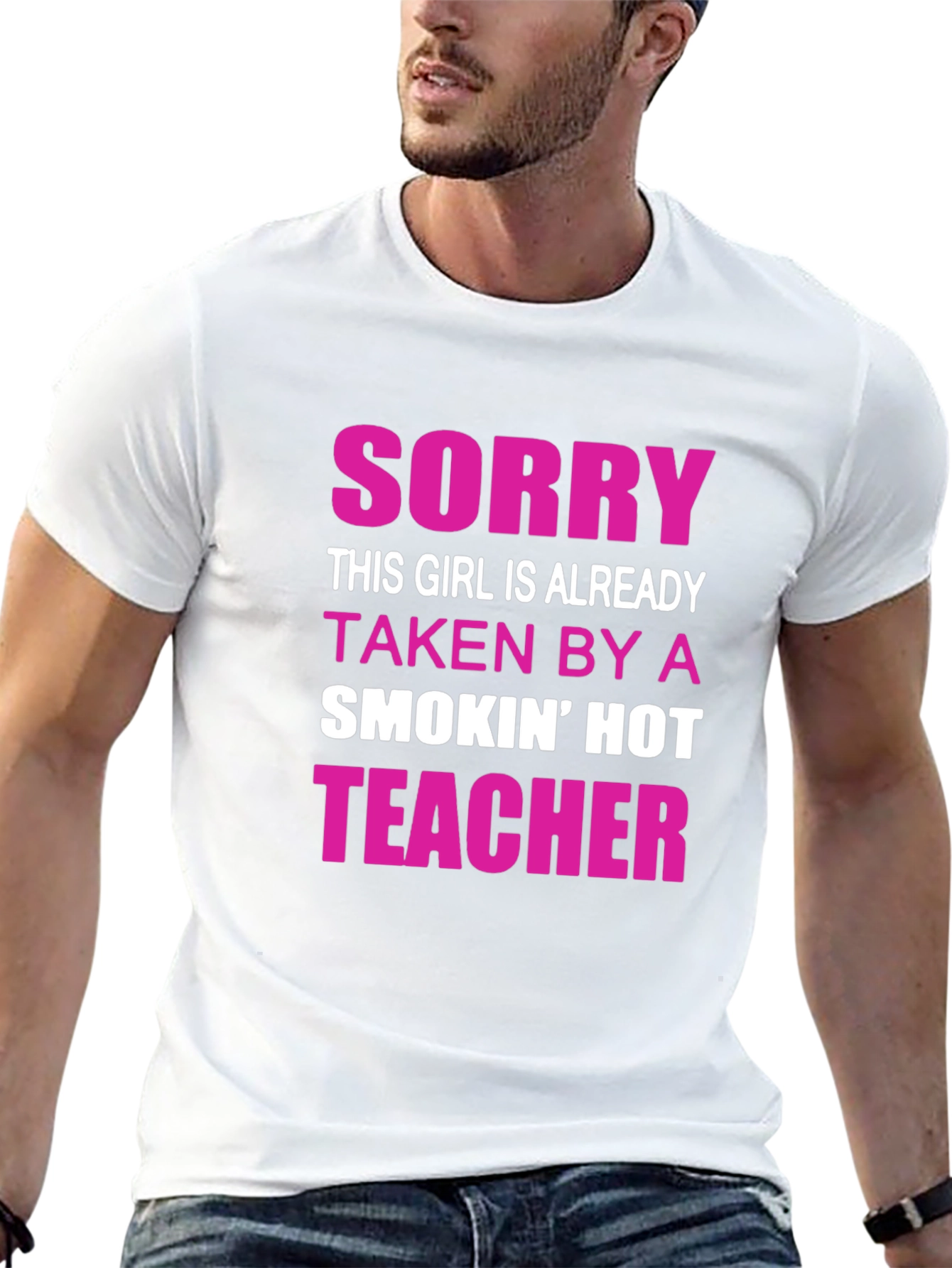 Funny Taken By Teacher Graphic Tee Shirt