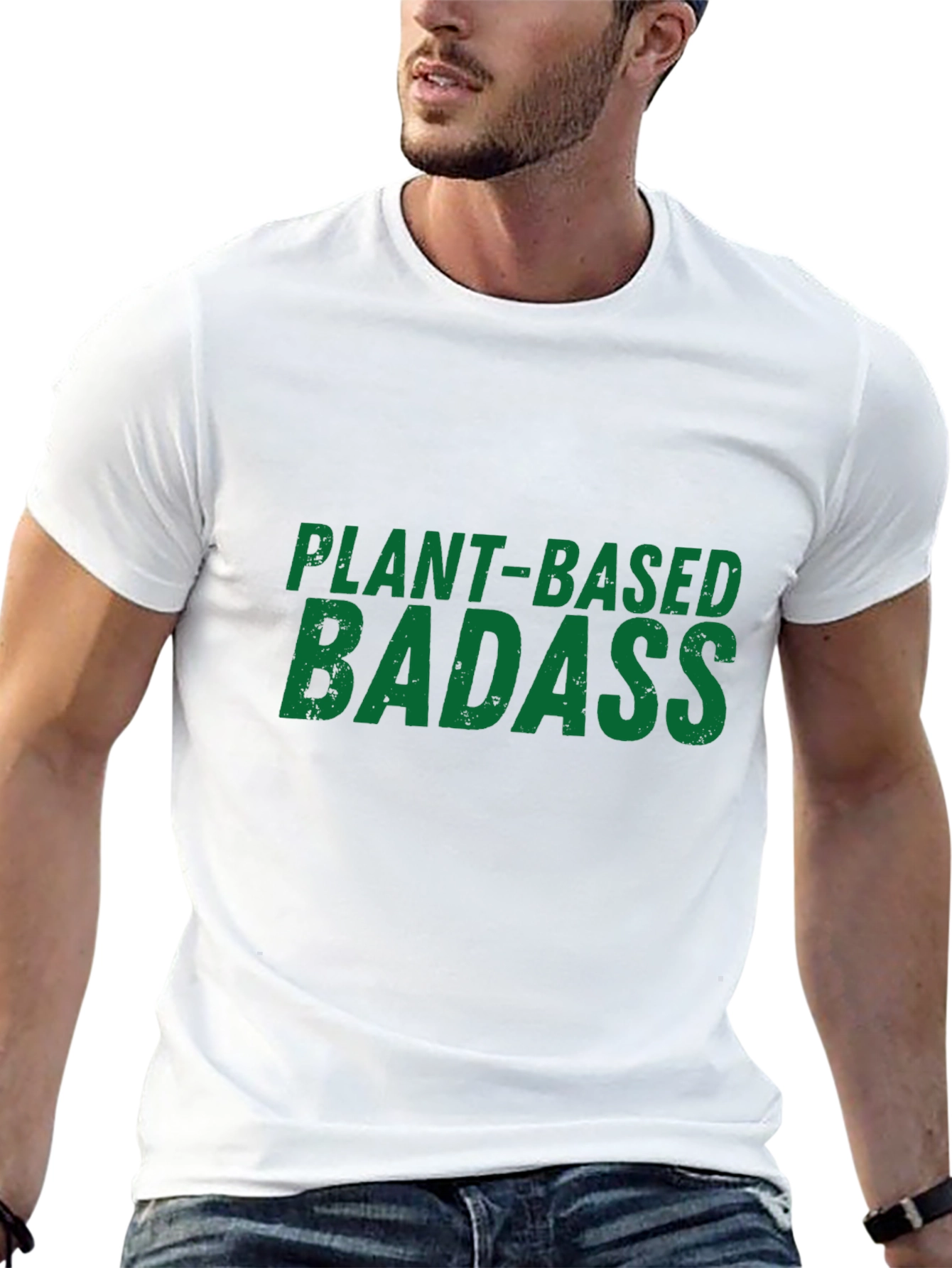 Plant-Based Badass Graphic T-Shirt