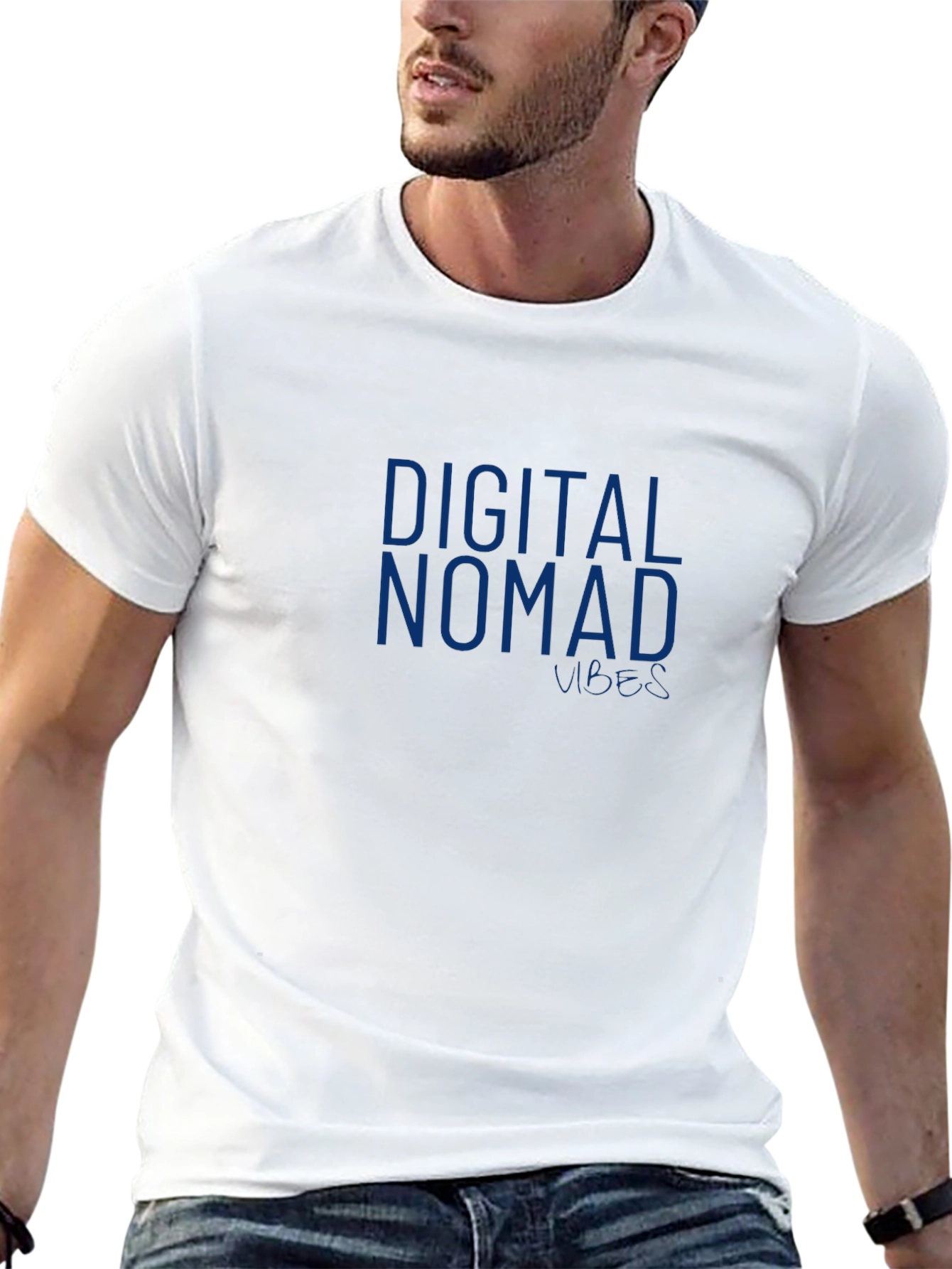 Digital Nomad Vibes Black T-Shirt