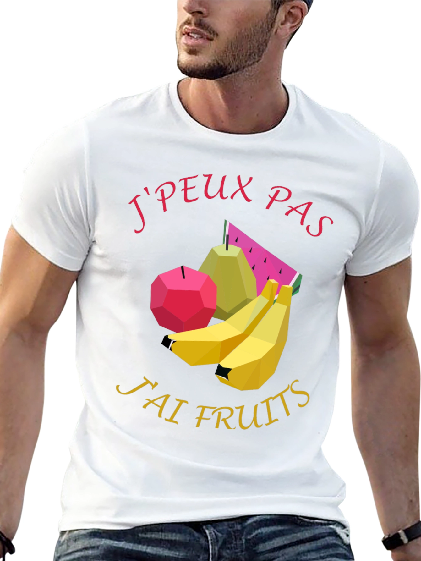 Jpeux Pas Jai Fruits Graphic Tee - Black
