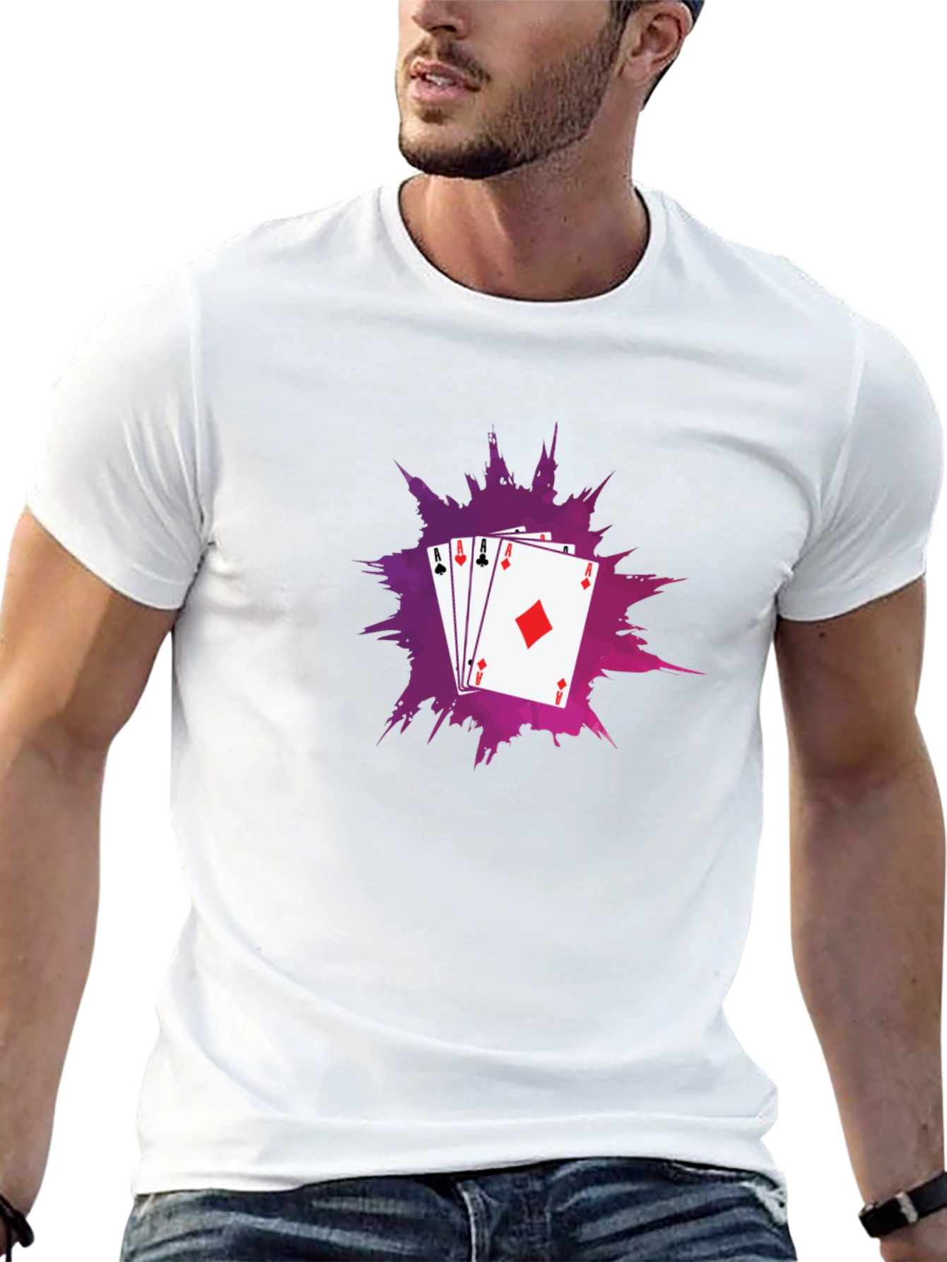Ace Up Your Sleeve Tee - Gambling T-Shirt