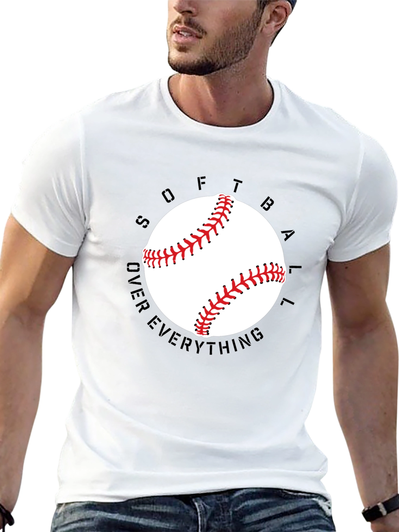Softball Over Everything Graphic Tee