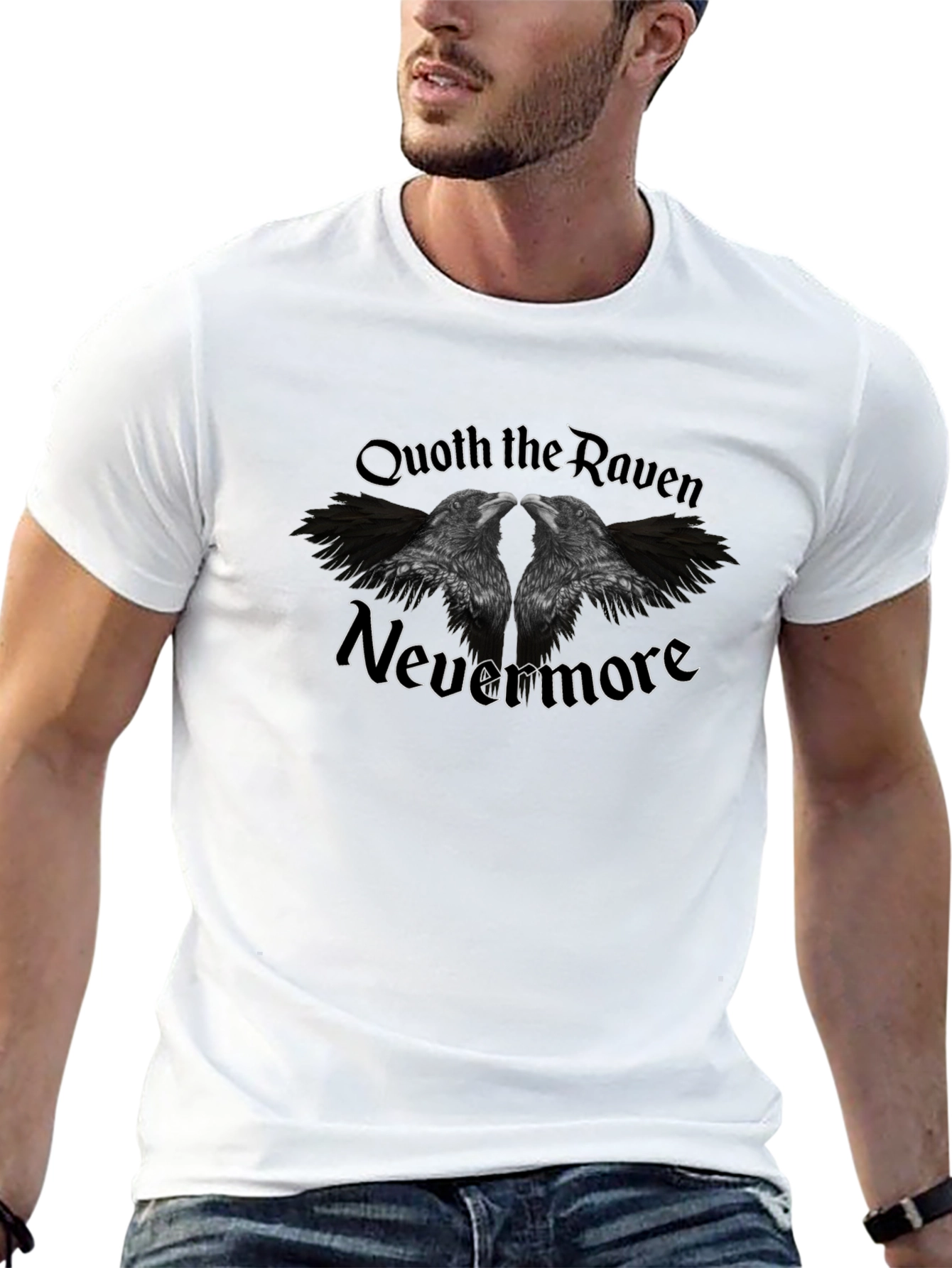 Quoth the Raven Nevermore Black T-Shirt