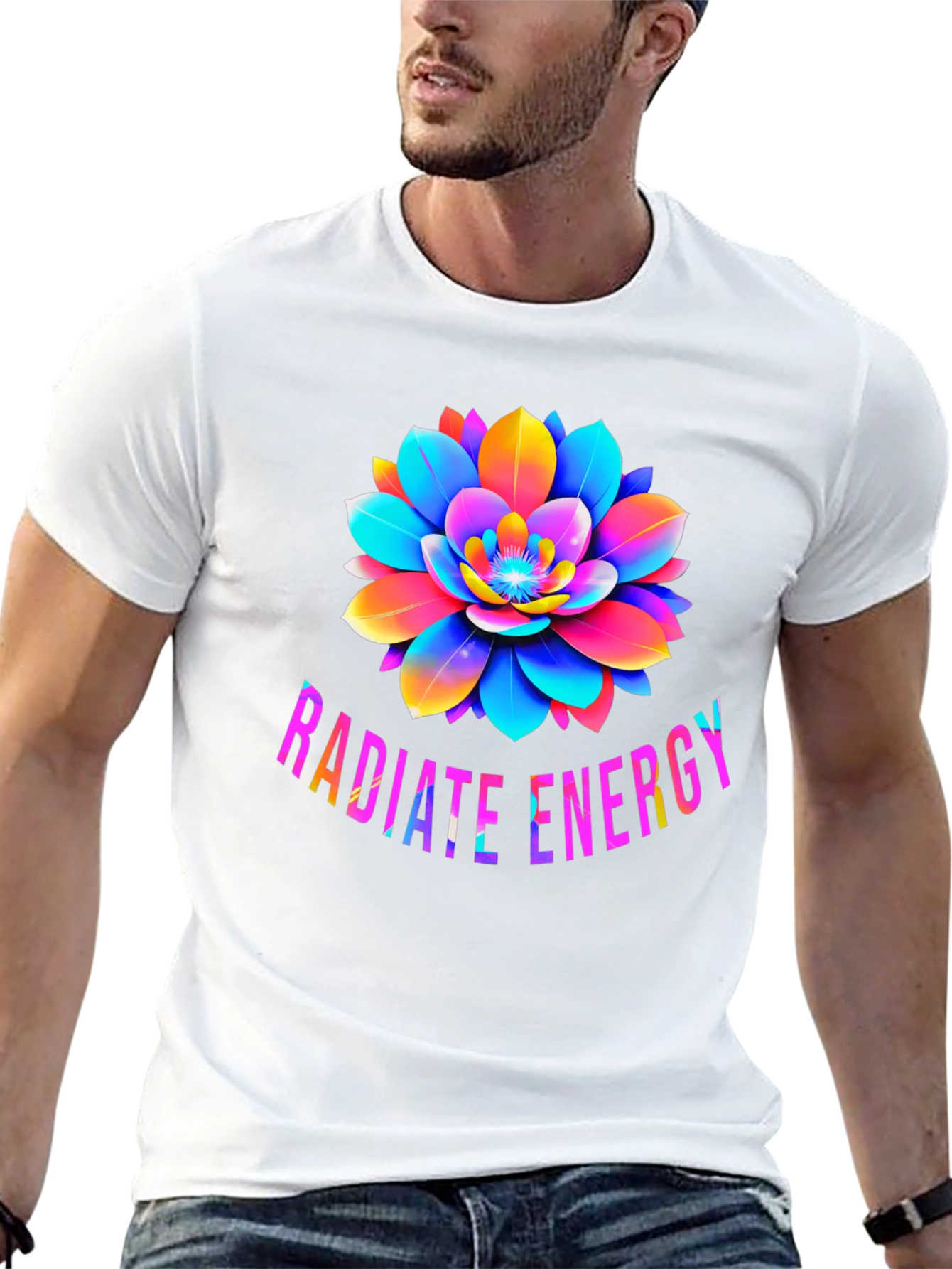 Radiate Energy Lotus Graphic T-Shirt
