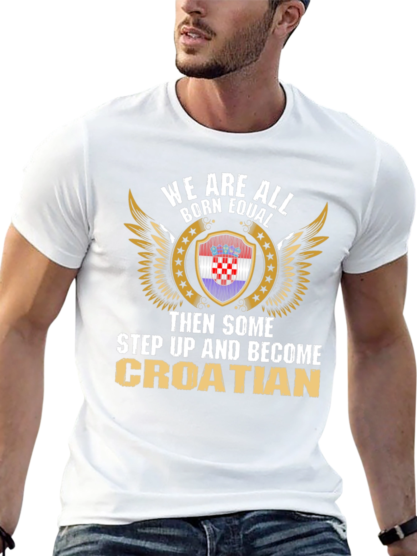 Croatian Pride Graphic T-Shirt