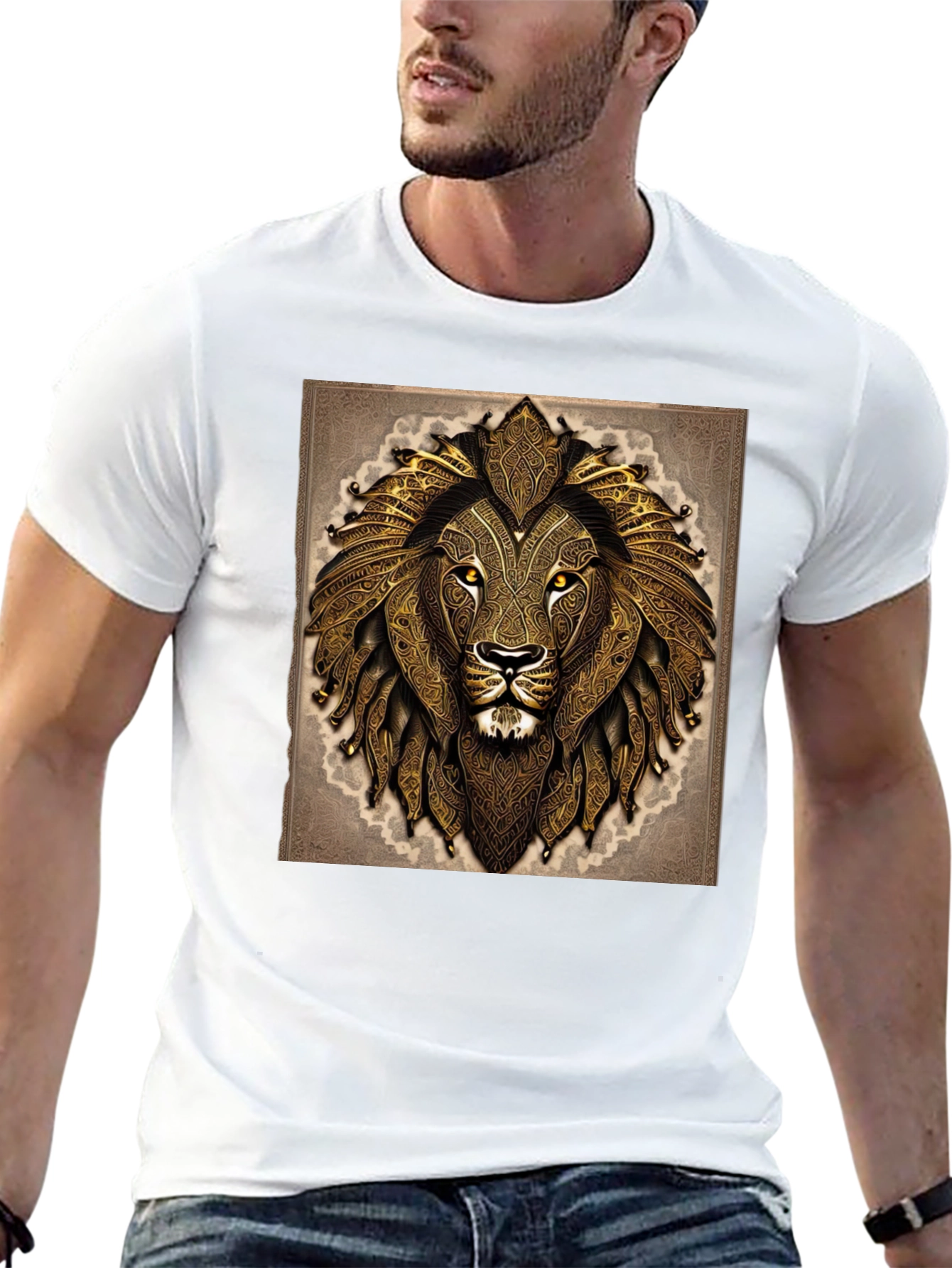 Lion King Graphic T-Shirt - Stylish Black Tee