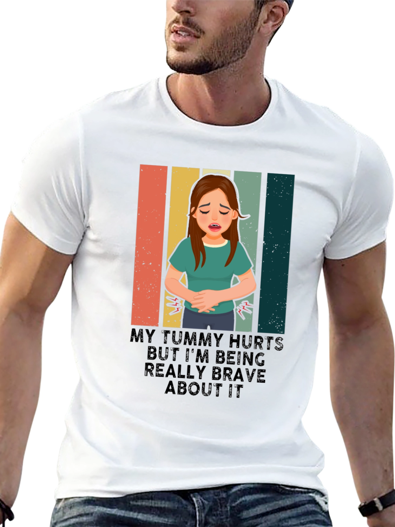 Tummy Hurts Graphic Tee - Unisex Comfort