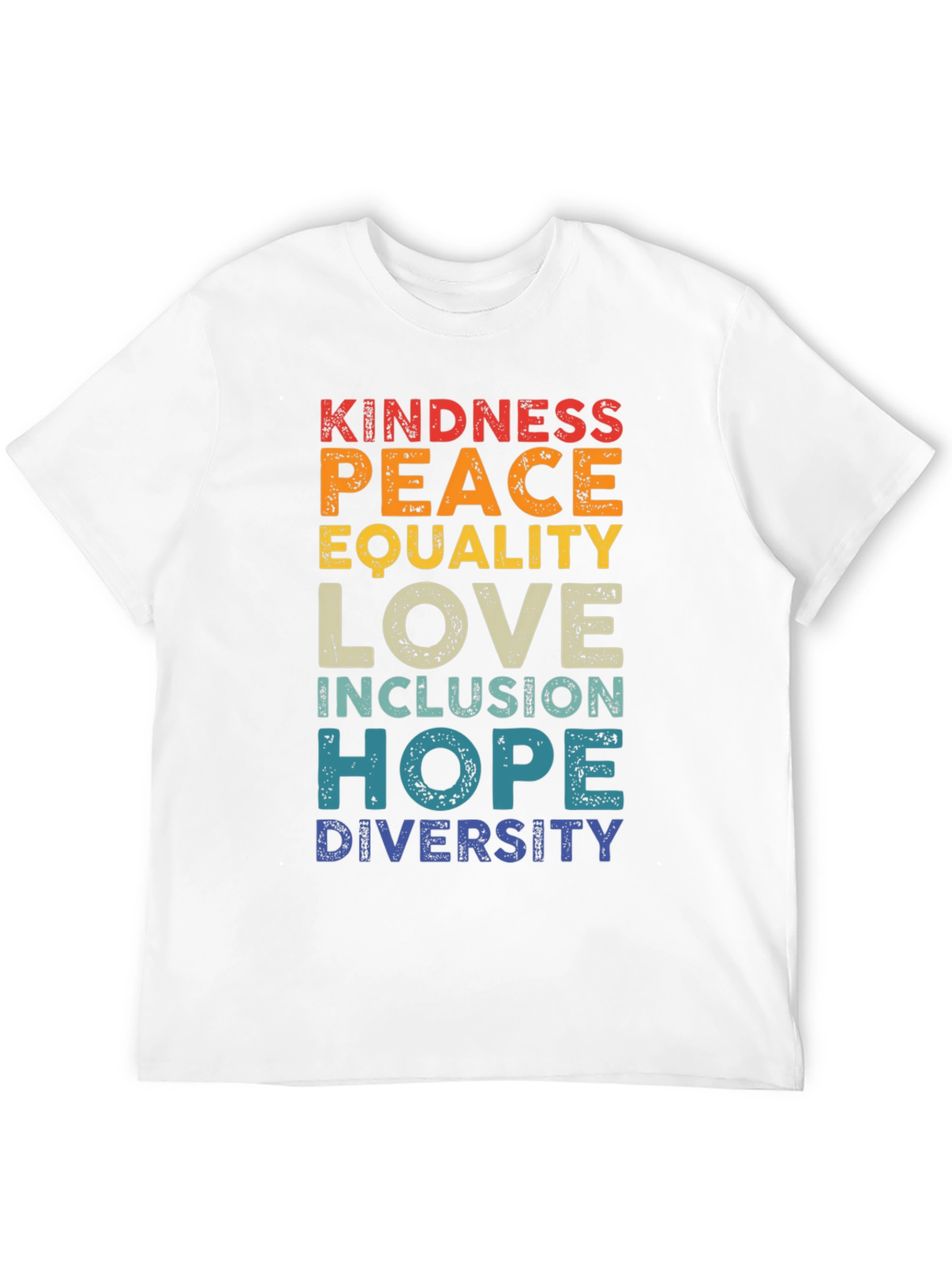 Kindness Peace Love Equality Inclusion T-Shirt