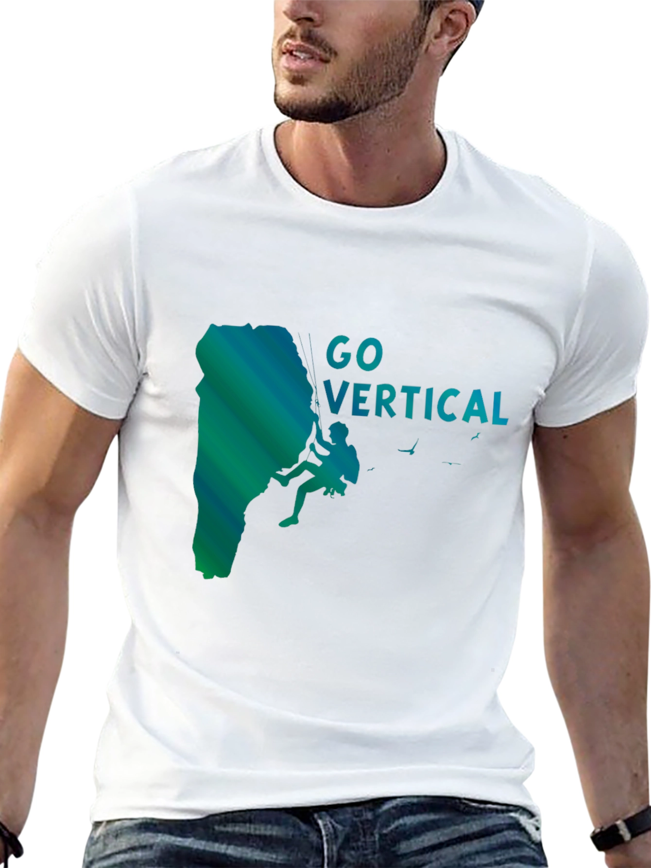 Go Vertical Rock Climbing T-Shirt
