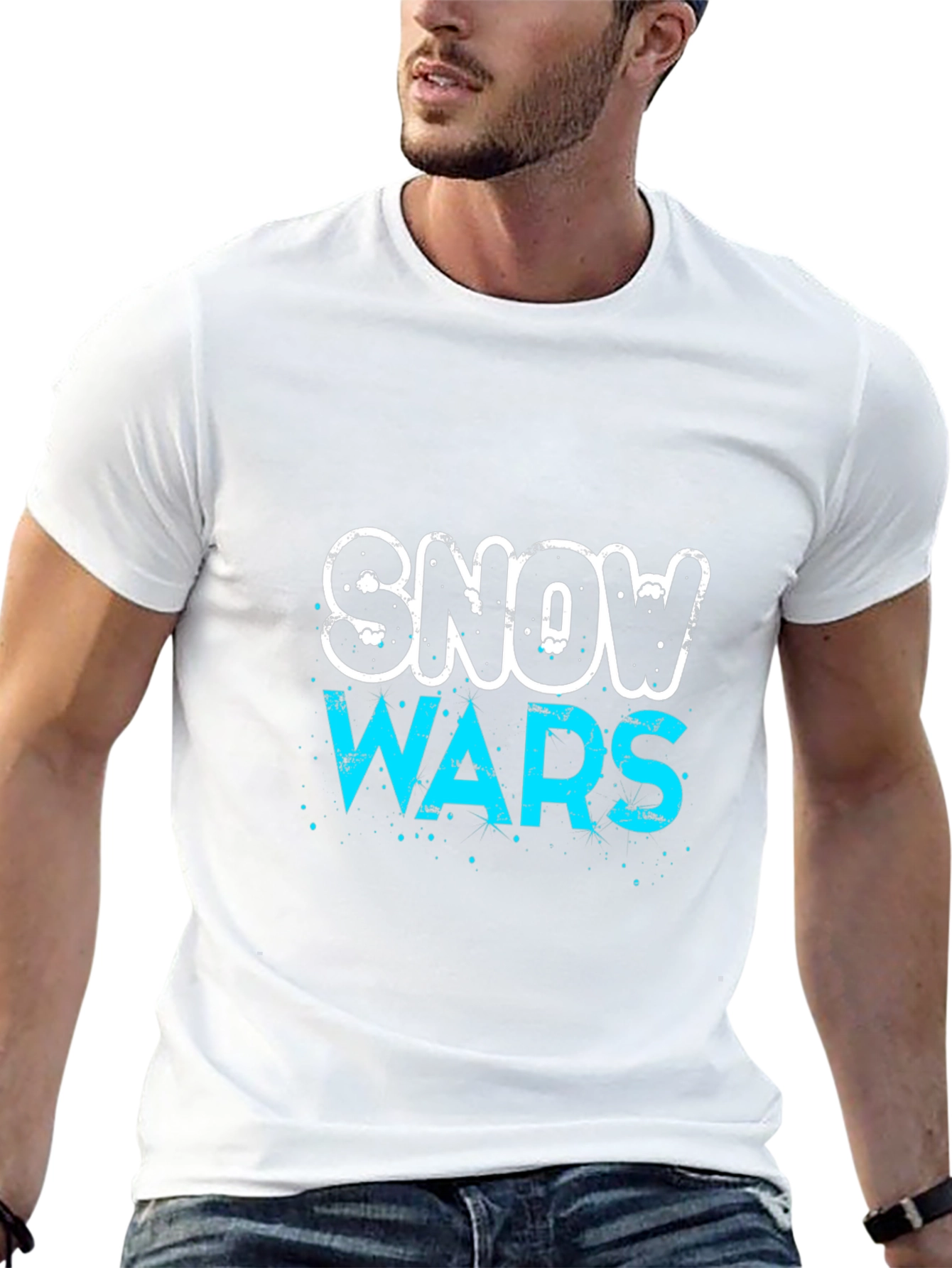 Snow Wars T-Shirt - Black Cotton Tee